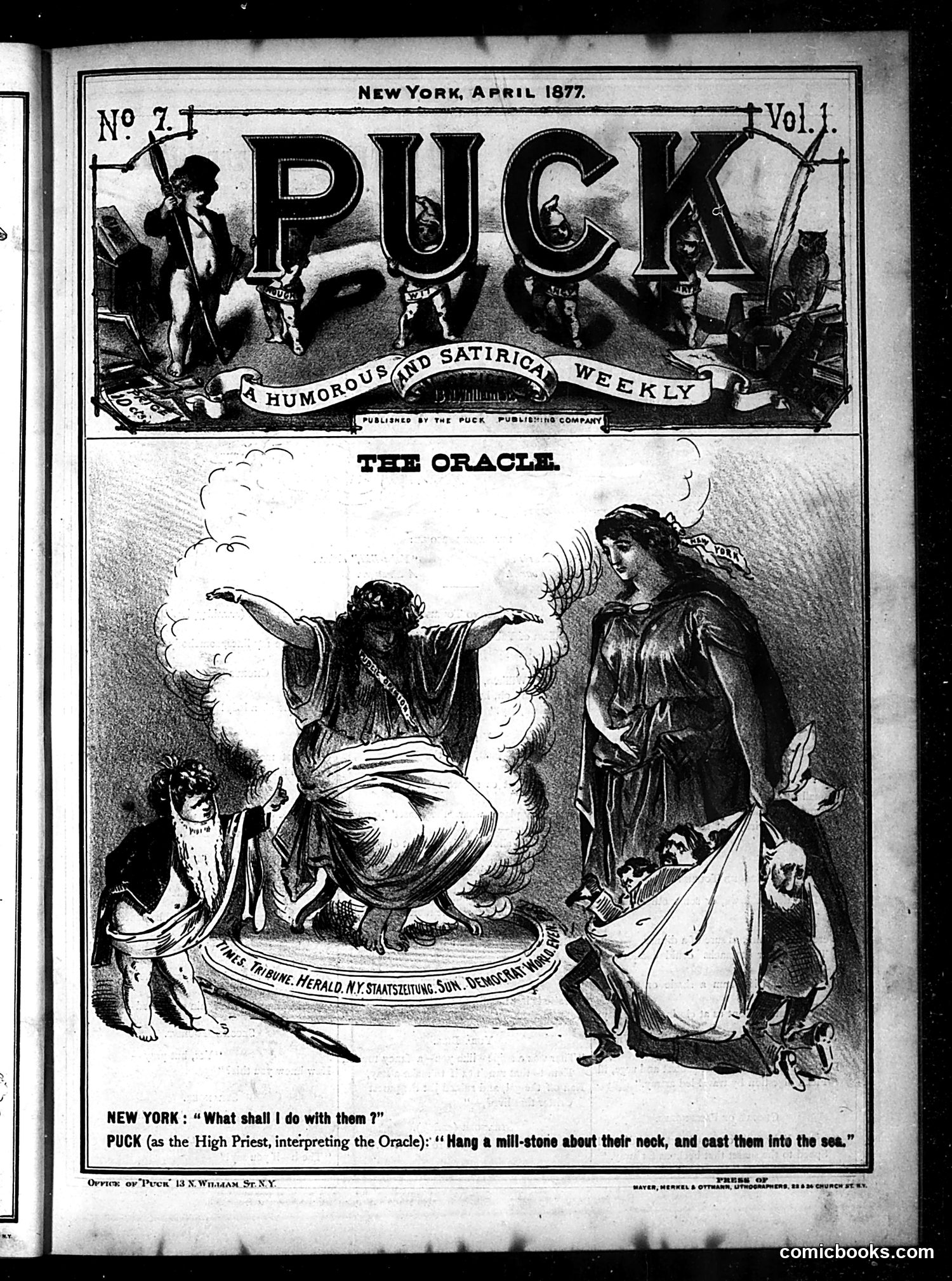 Puck — April 1877 — page 1 of 16