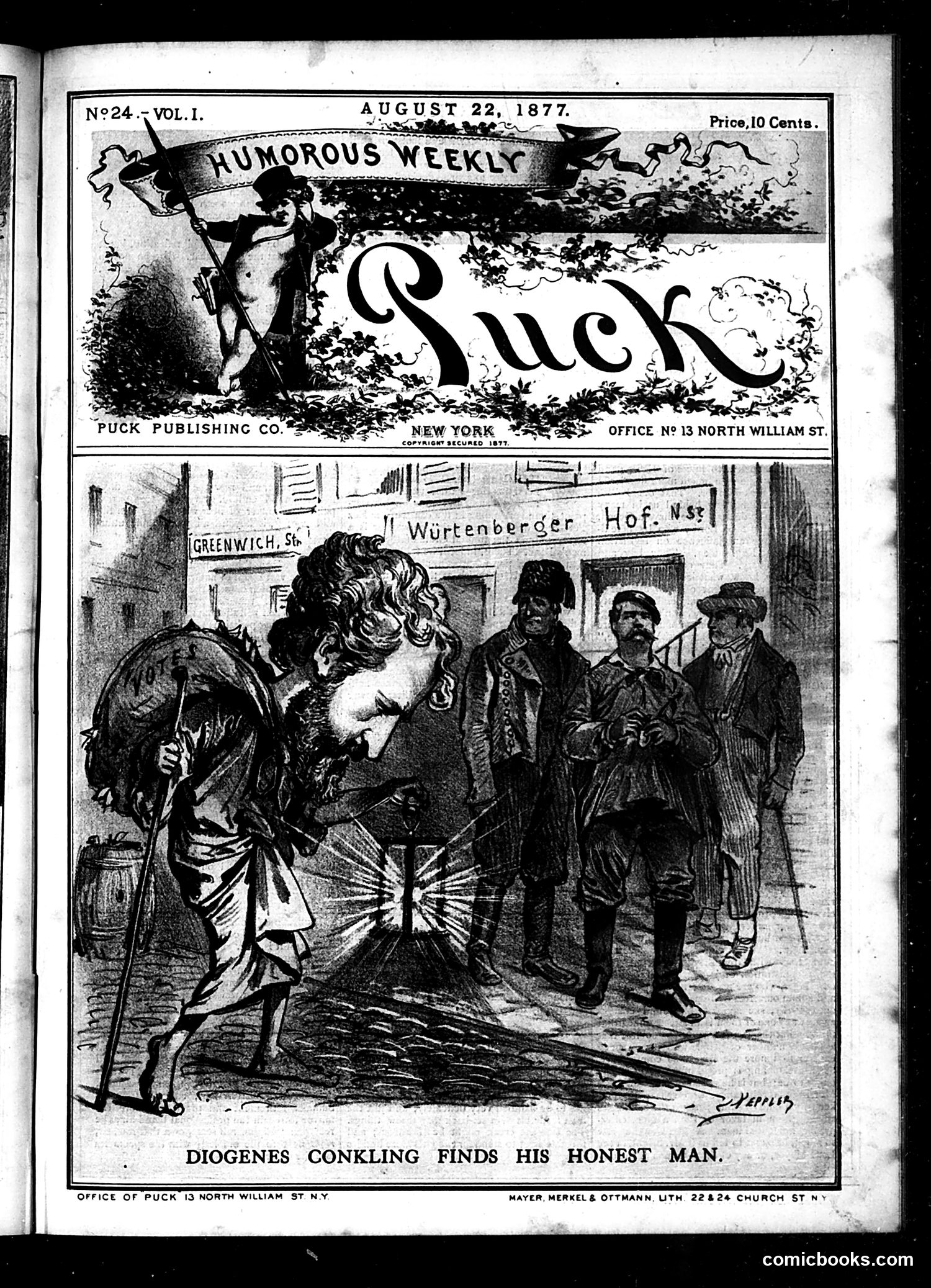 Puck — August 22, 1877 — page 1 of 16