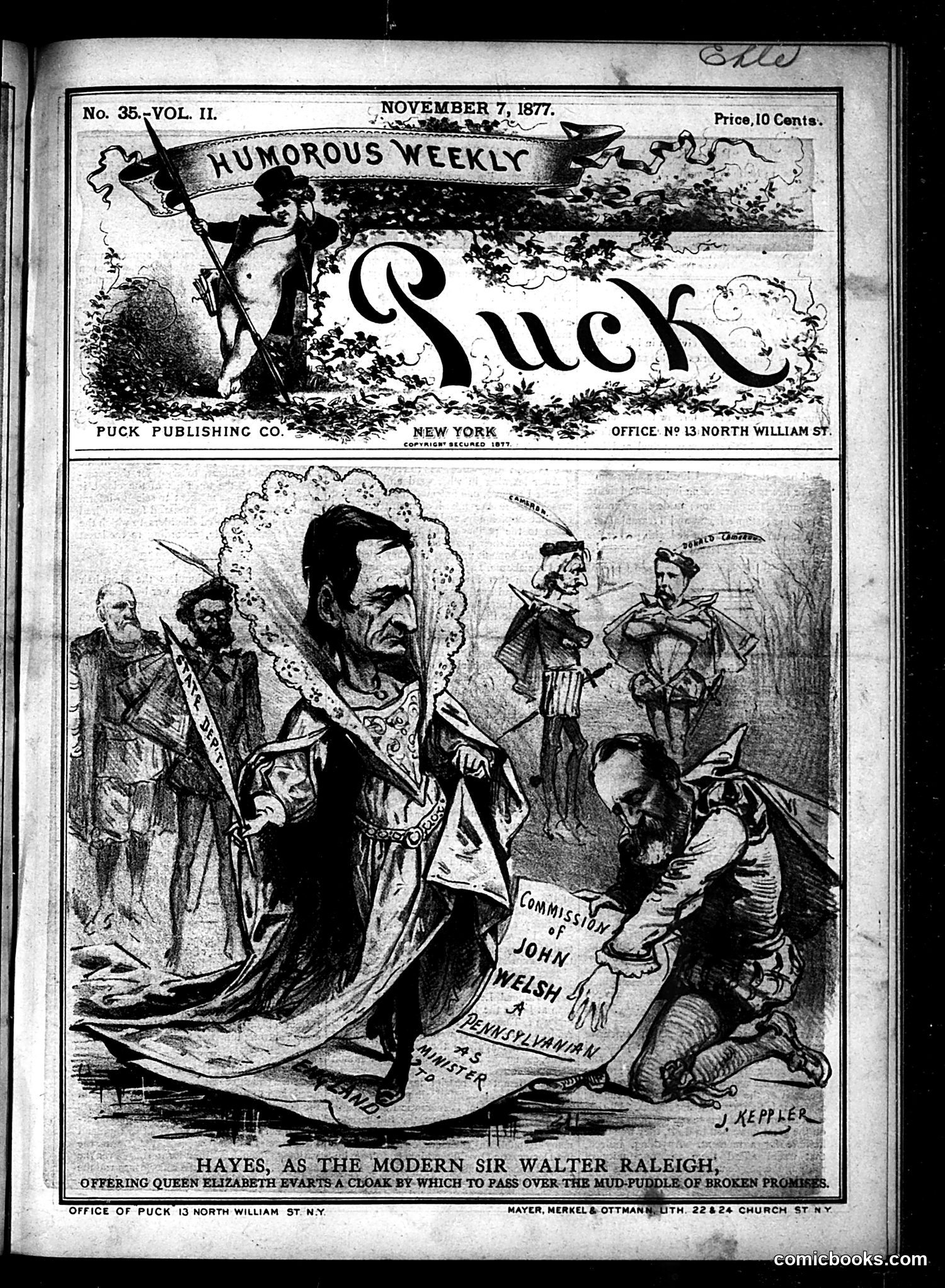 Puck — November 7, 1877 — page 1 of 16