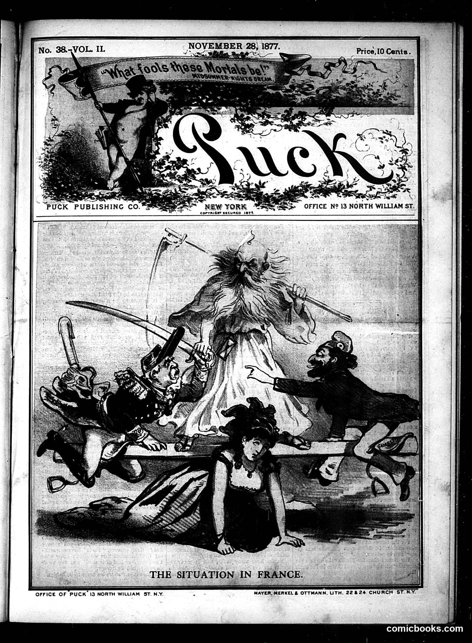 Puck — November 28, 1877 — page 1 of 16