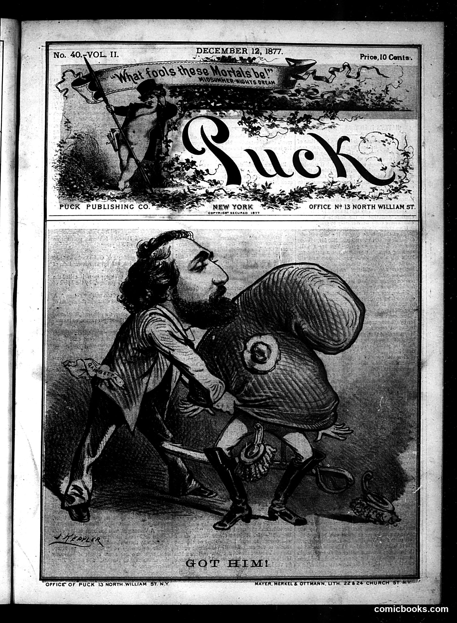 Puck — December 12, 1877 — page 1 of 16