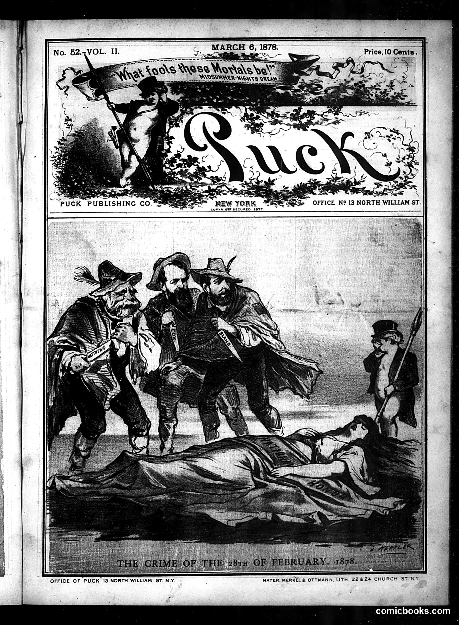 Puck — March 6, 1878 — page 1 of 17