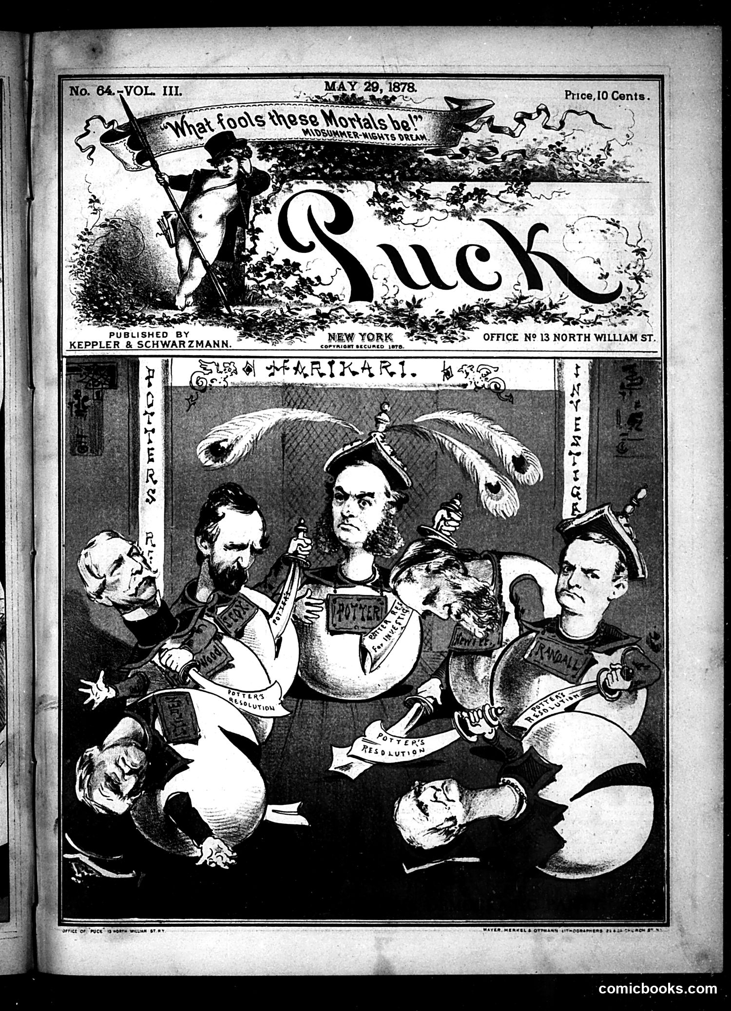 Puck — May 29, 1878 — page 1 of 16