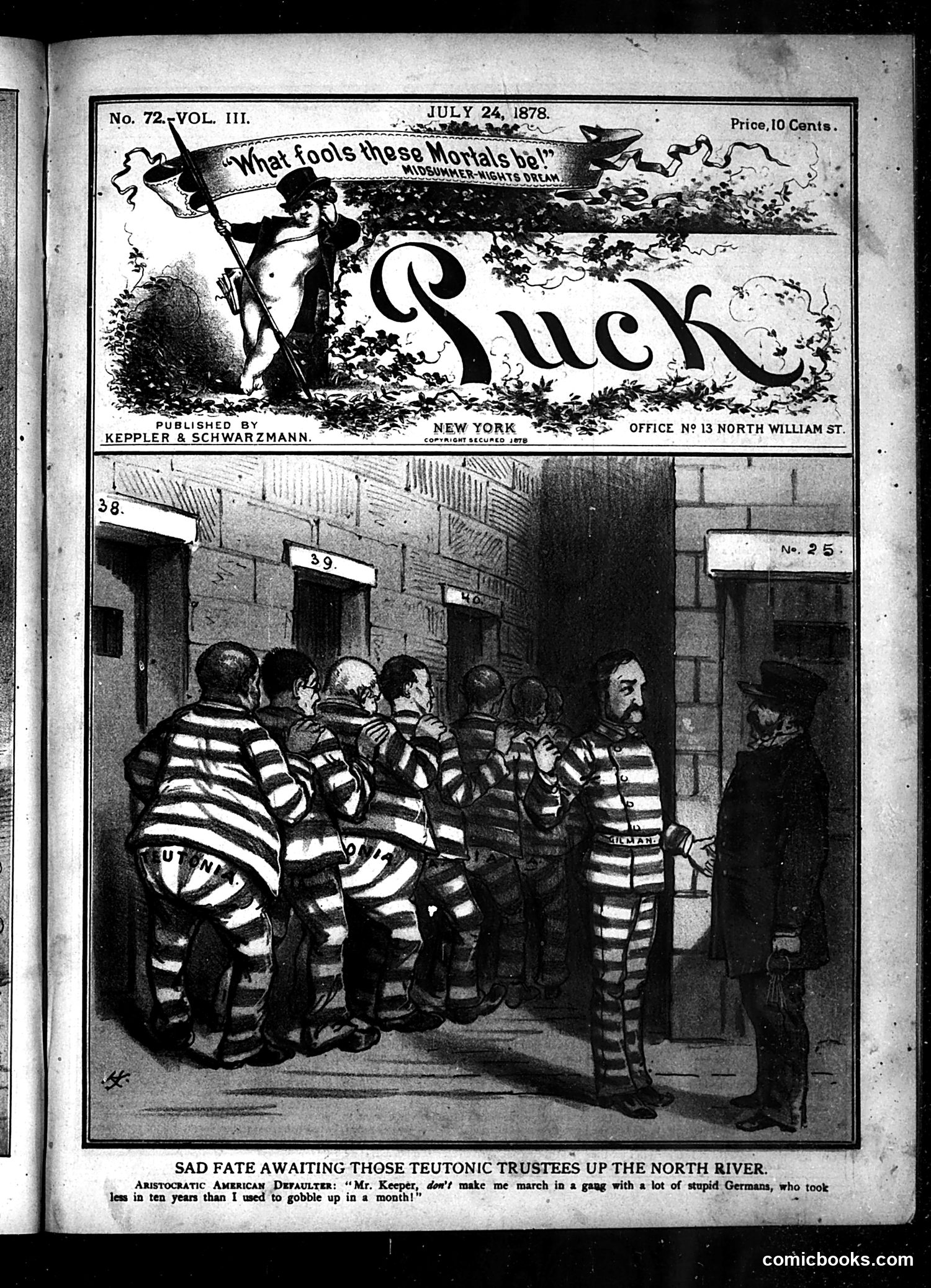 Puck — July 24, 1878 — page 1 of 16
