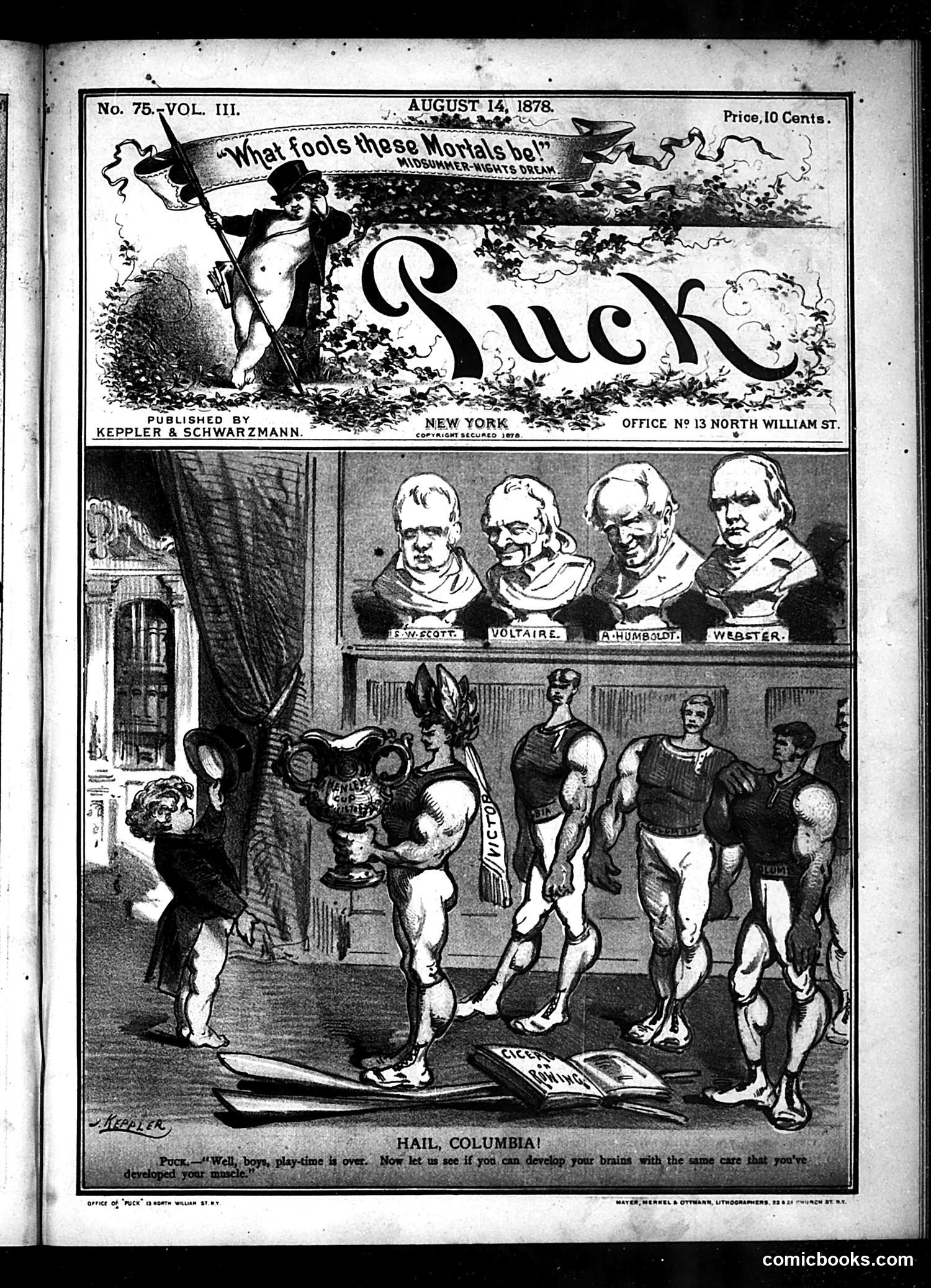 Puck — August 14, 1878 — page 1 of 16