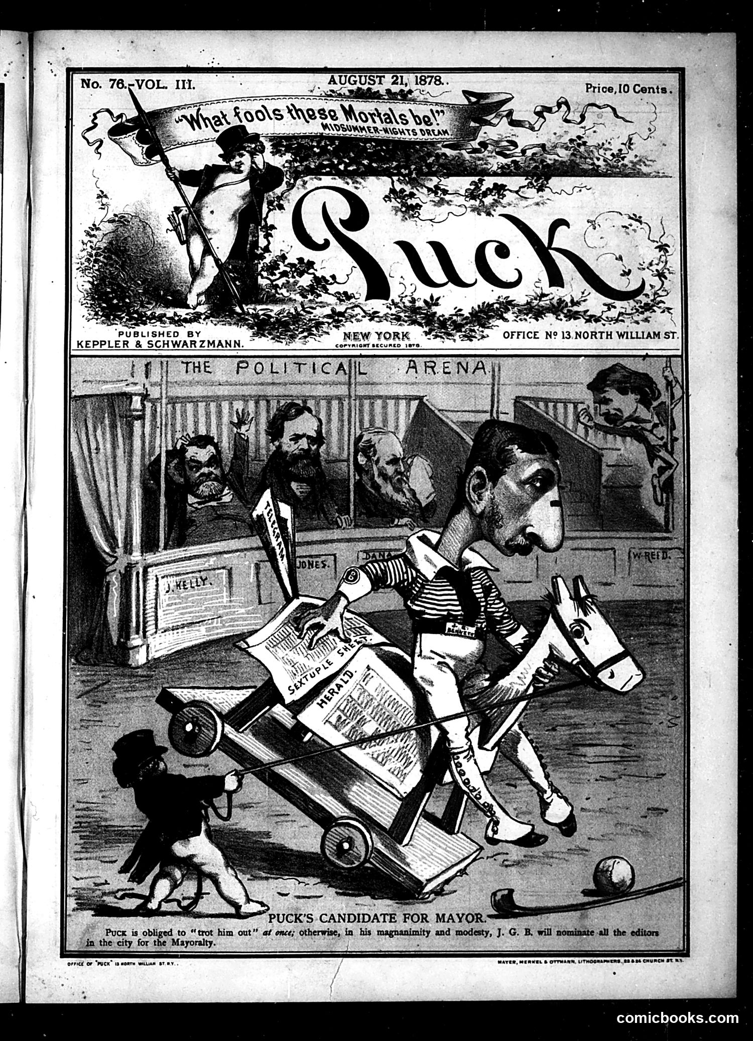 Puck — August 21, 1878 — page 1 of 16