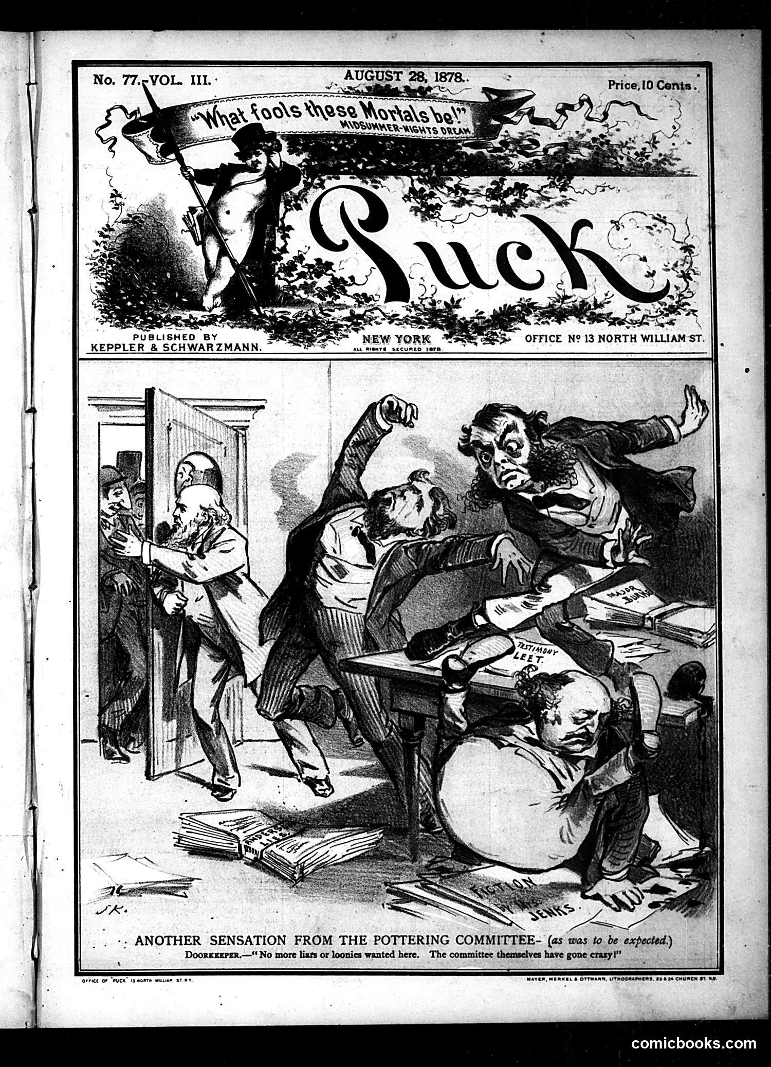 Puck — August 28, 1878 — page 1 of 16
