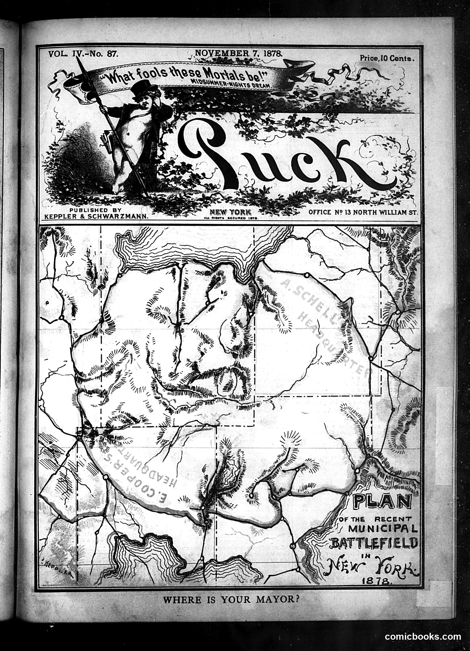 Puck — November 6, 1878 — page 1 of 16