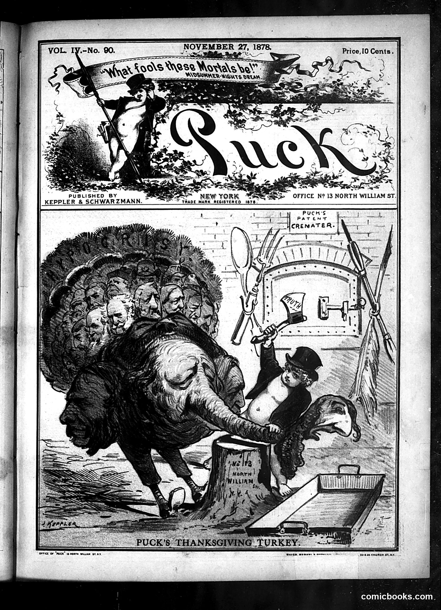Puck — November 27, 1878 — page 1 of 16