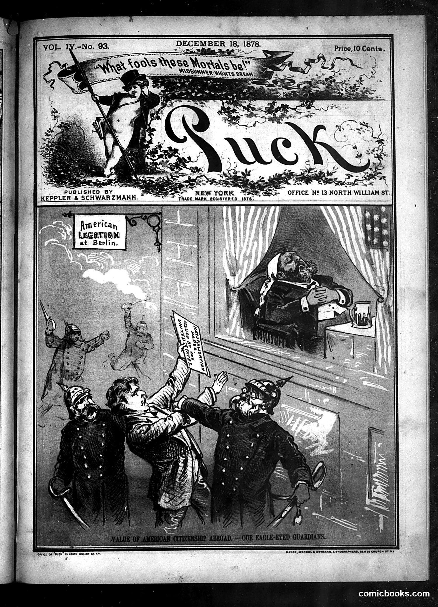 Puck — December 18, 1878 — page 1 of 17