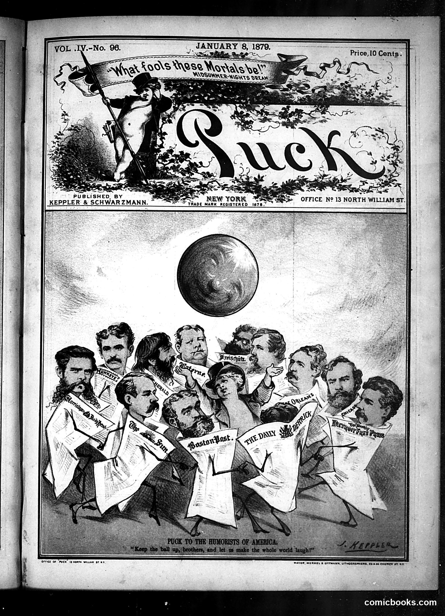 Puck — January 8, 1879 — page 1 of 16