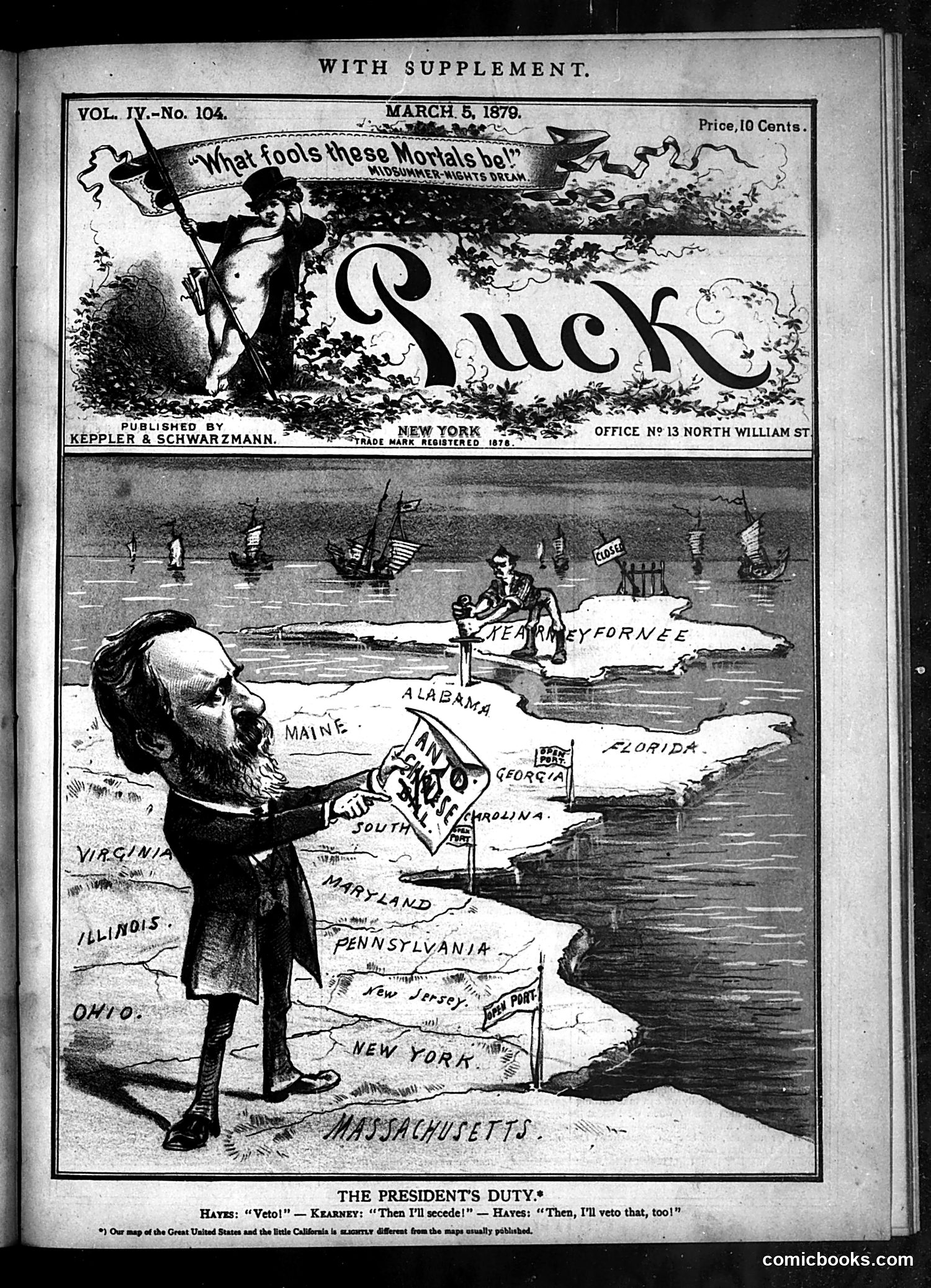 Puck — March 5, 1879 — page 1 of 19
