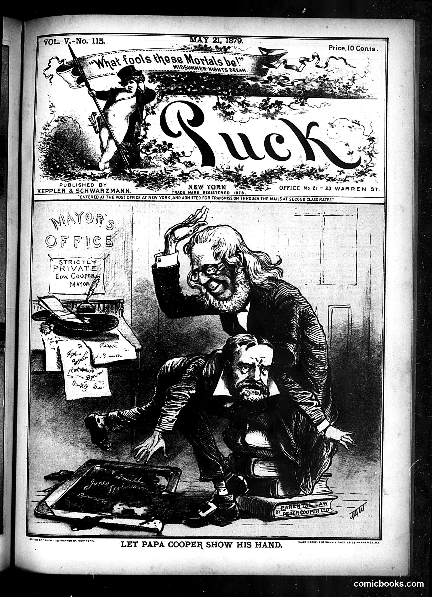 Puck — May 21, 1879 — page 1 of 16