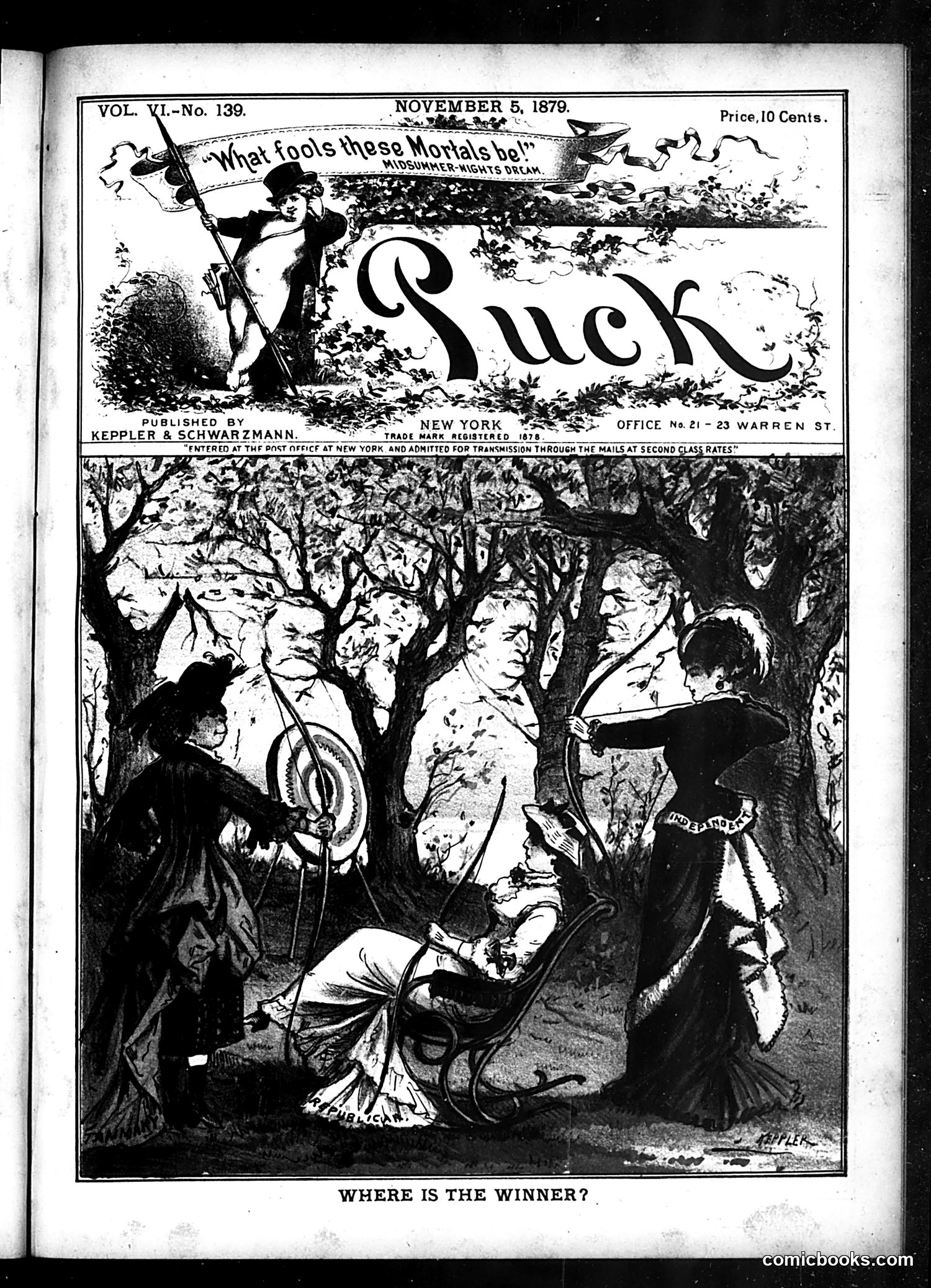 Puck — November 5, 1879 — page 1 of 18
