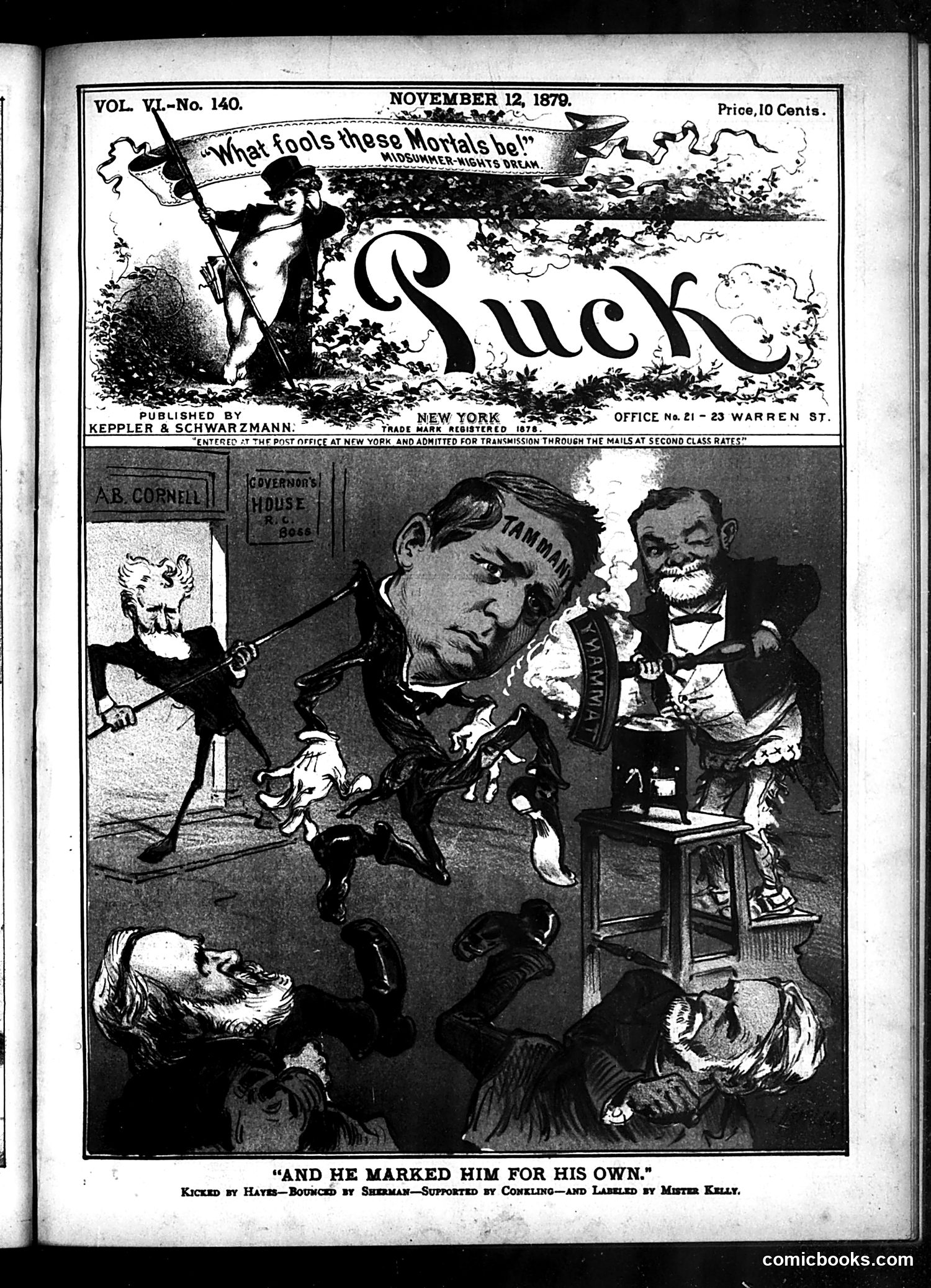 Puck — November 12, 1879 — page 1 of 18