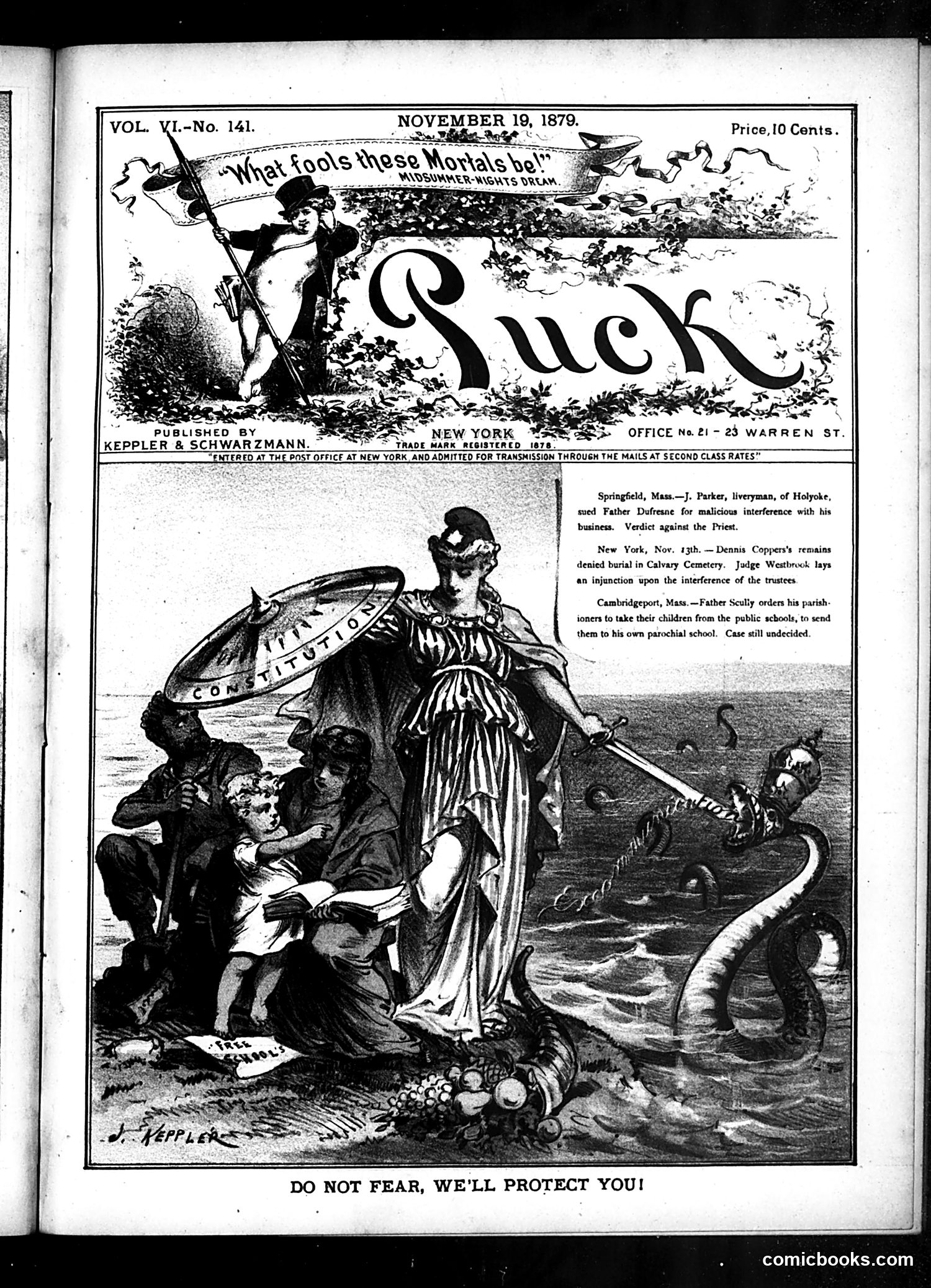 Puck — November 19, 1879 — page 1 of 18
