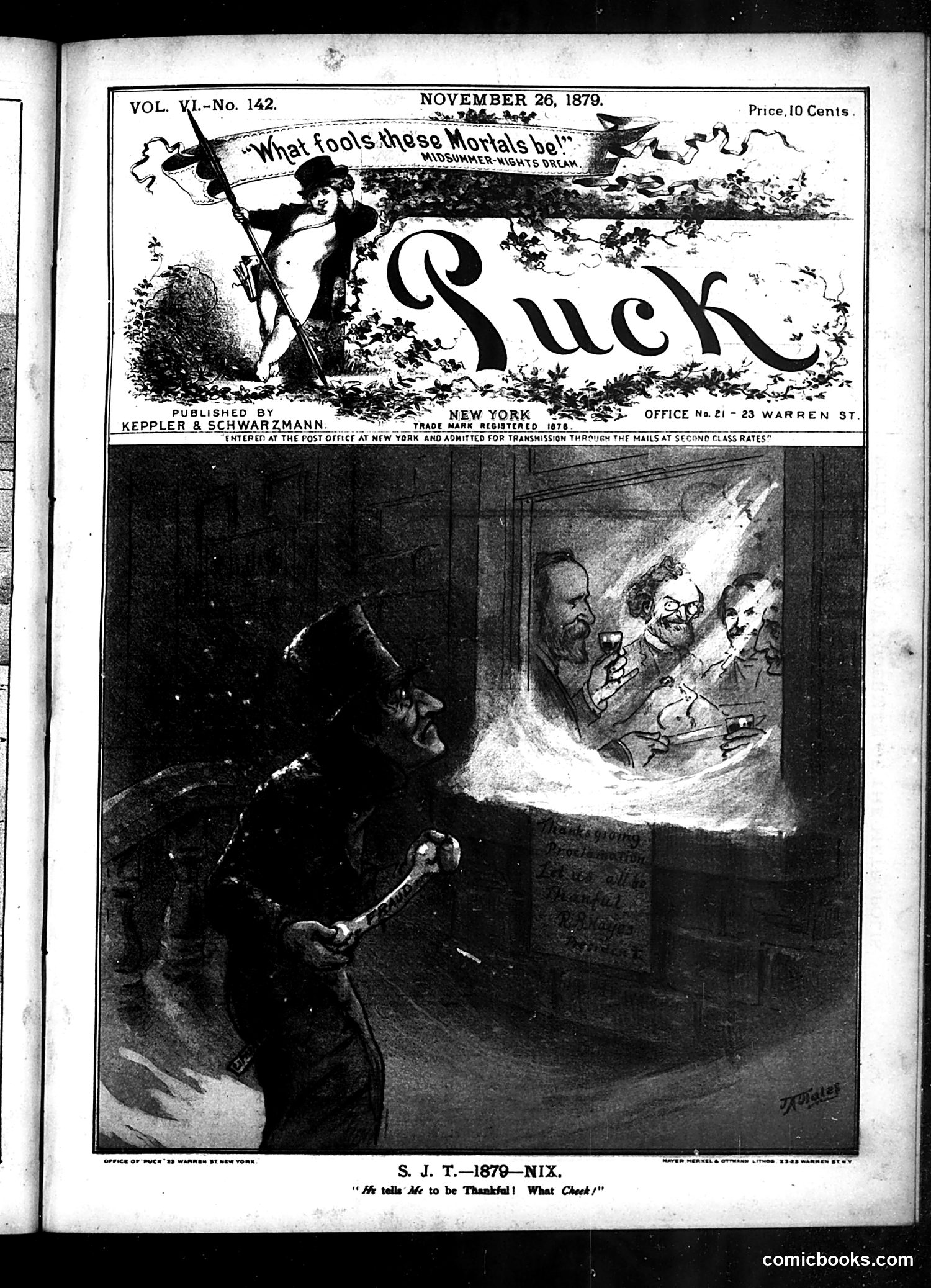 Puck — November 26, 1879 — page 1 of 18