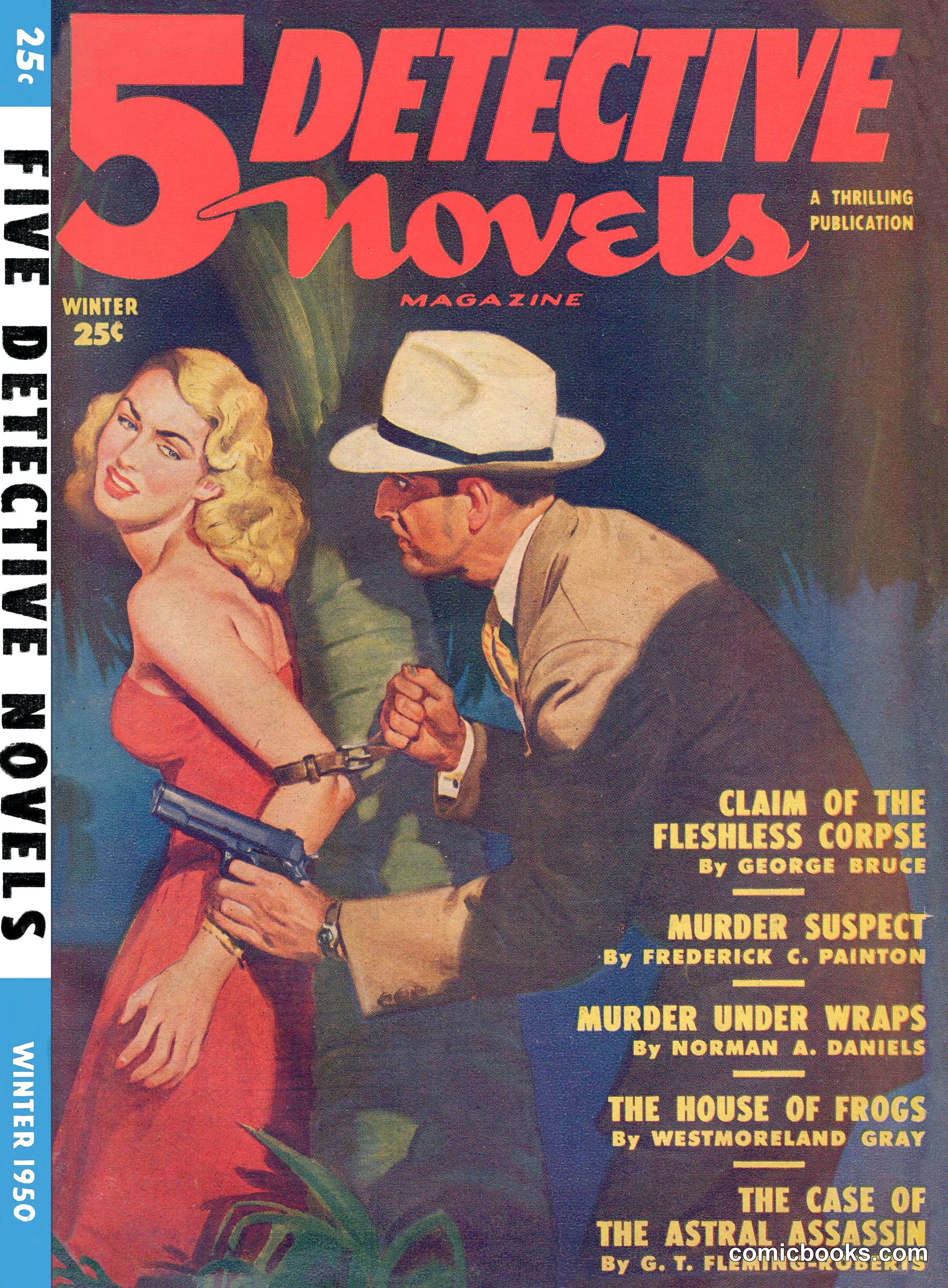5 Detective Novels Magazine, Winter 1950