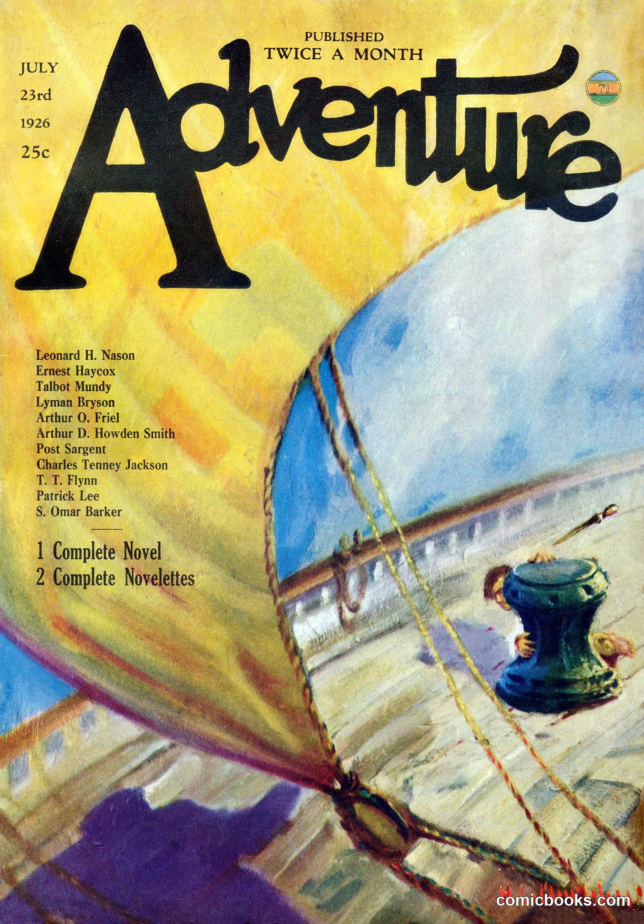 Adventure Magazine, July 23, 1926