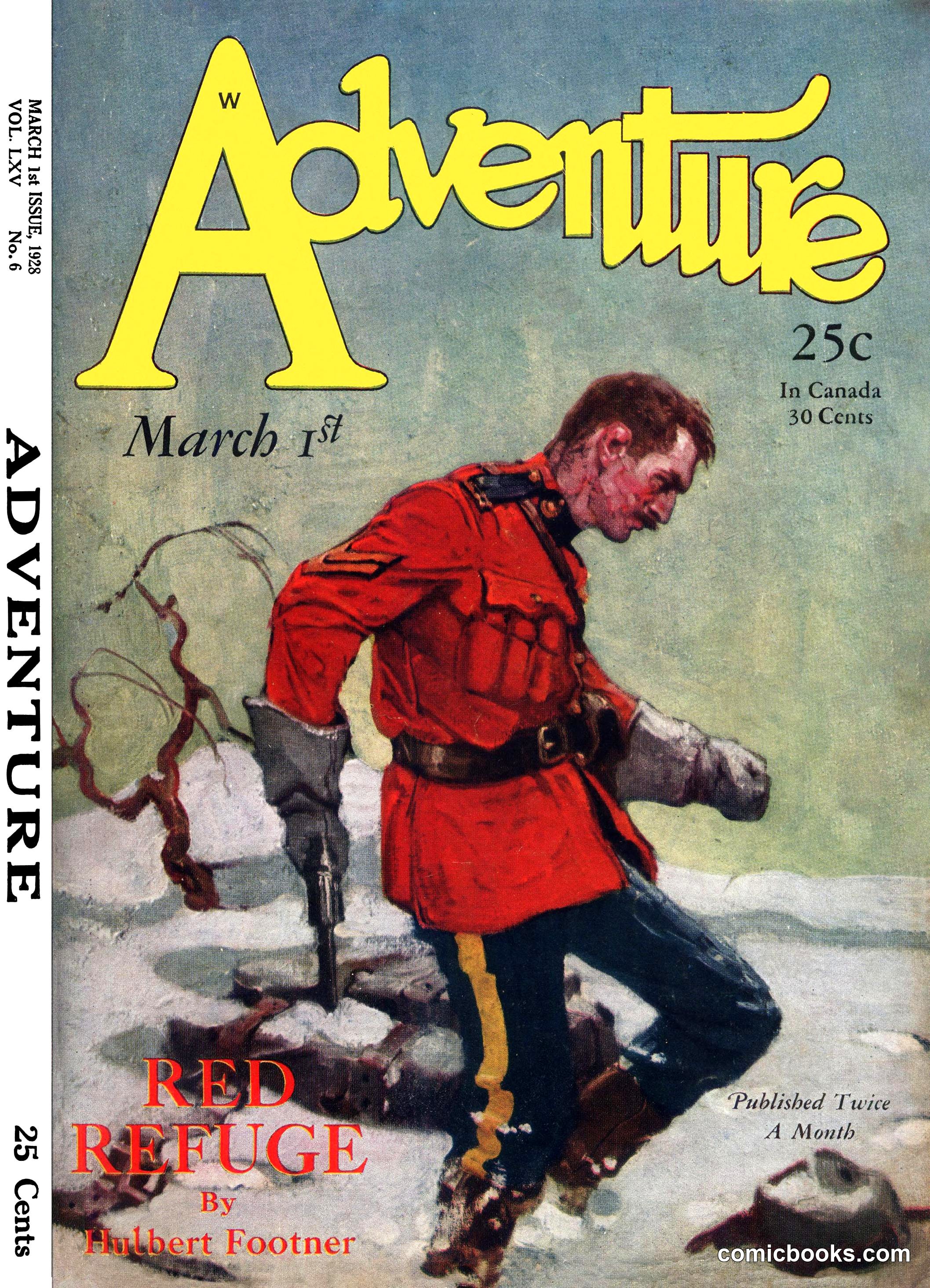 Adventure Magazine, March 1, 1928