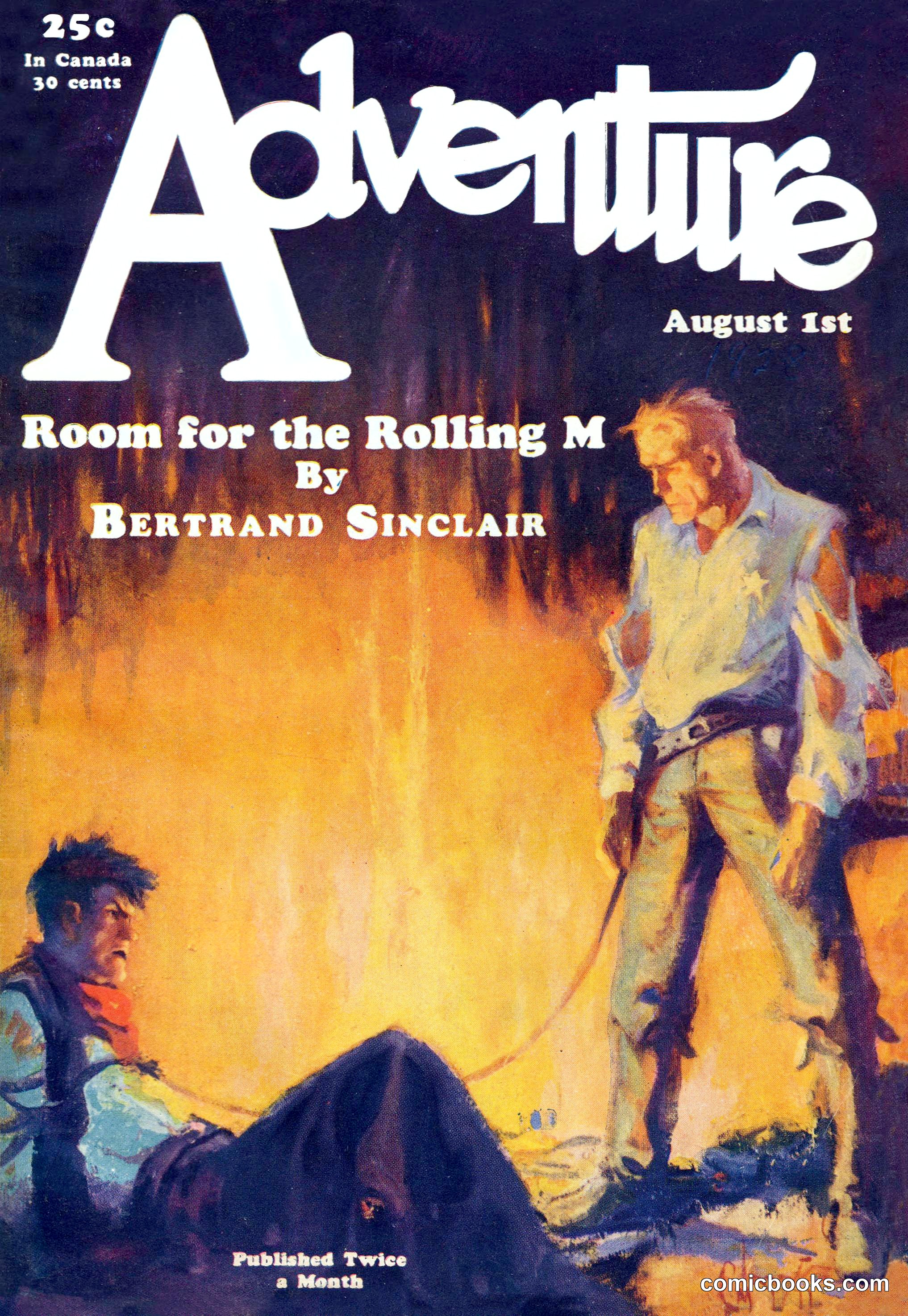 Adventure Magazine, August 1st, 1928