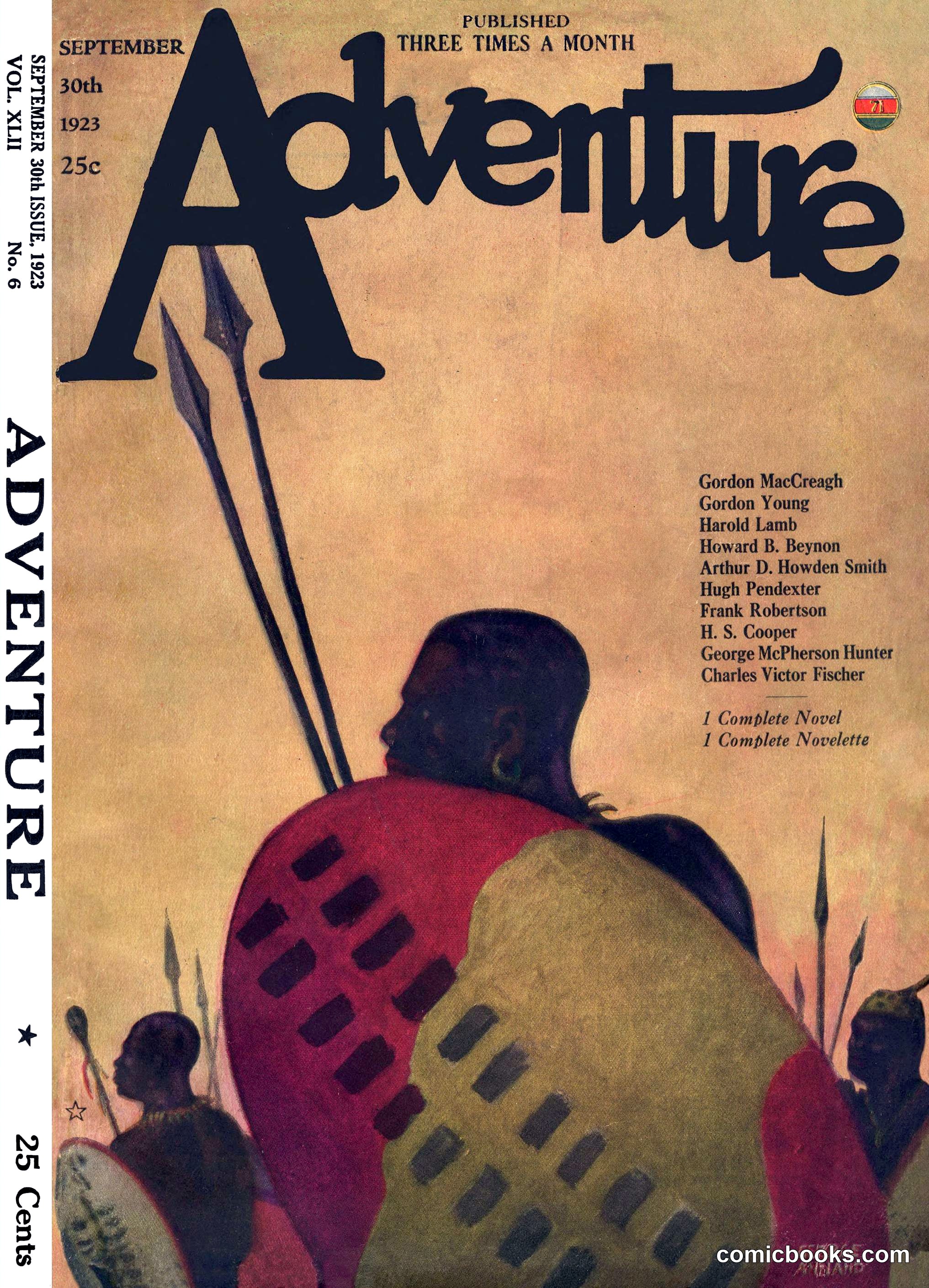 Adventure Magazine, September 30, 1923