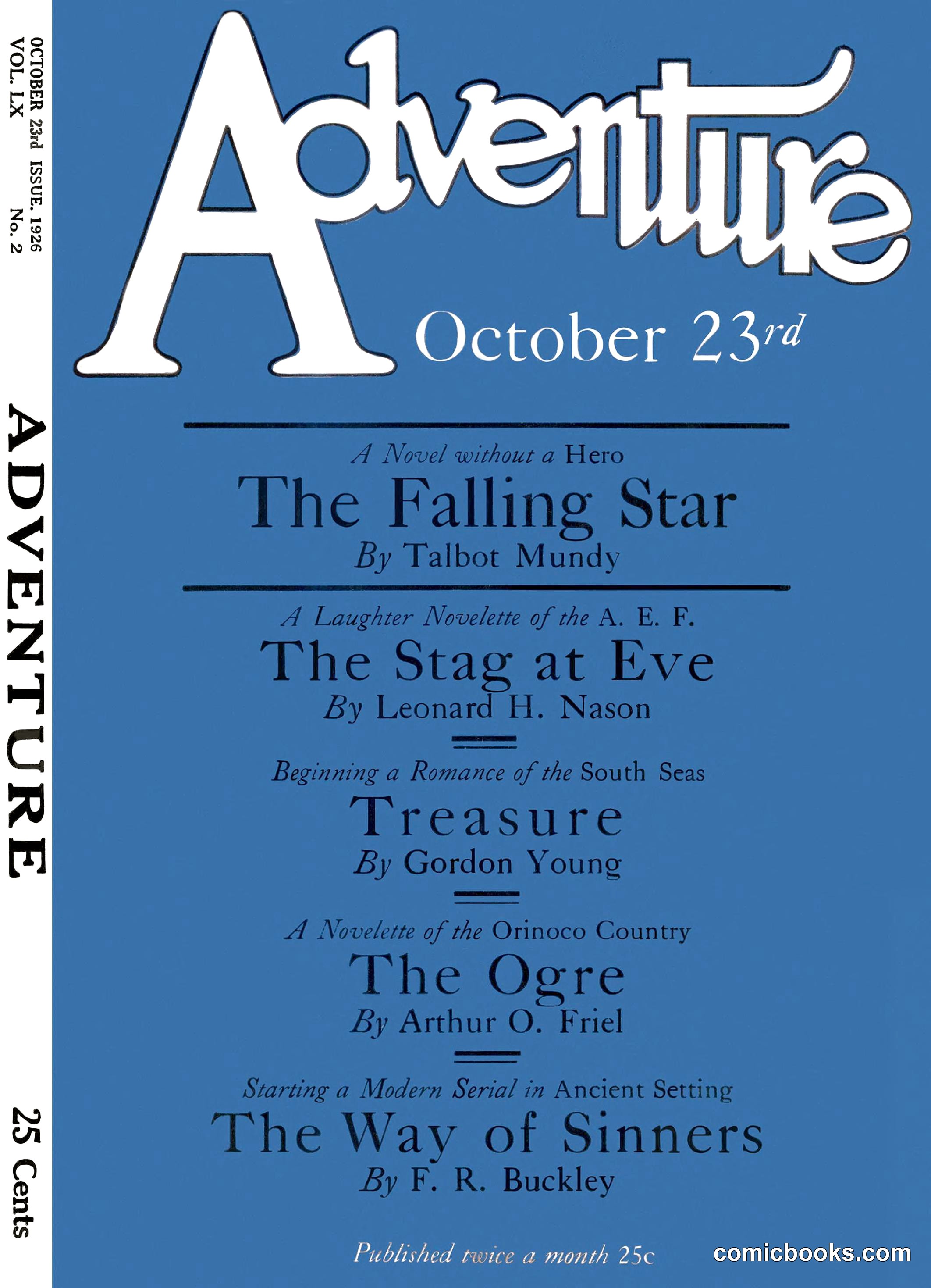 Adventure Magazine Cover