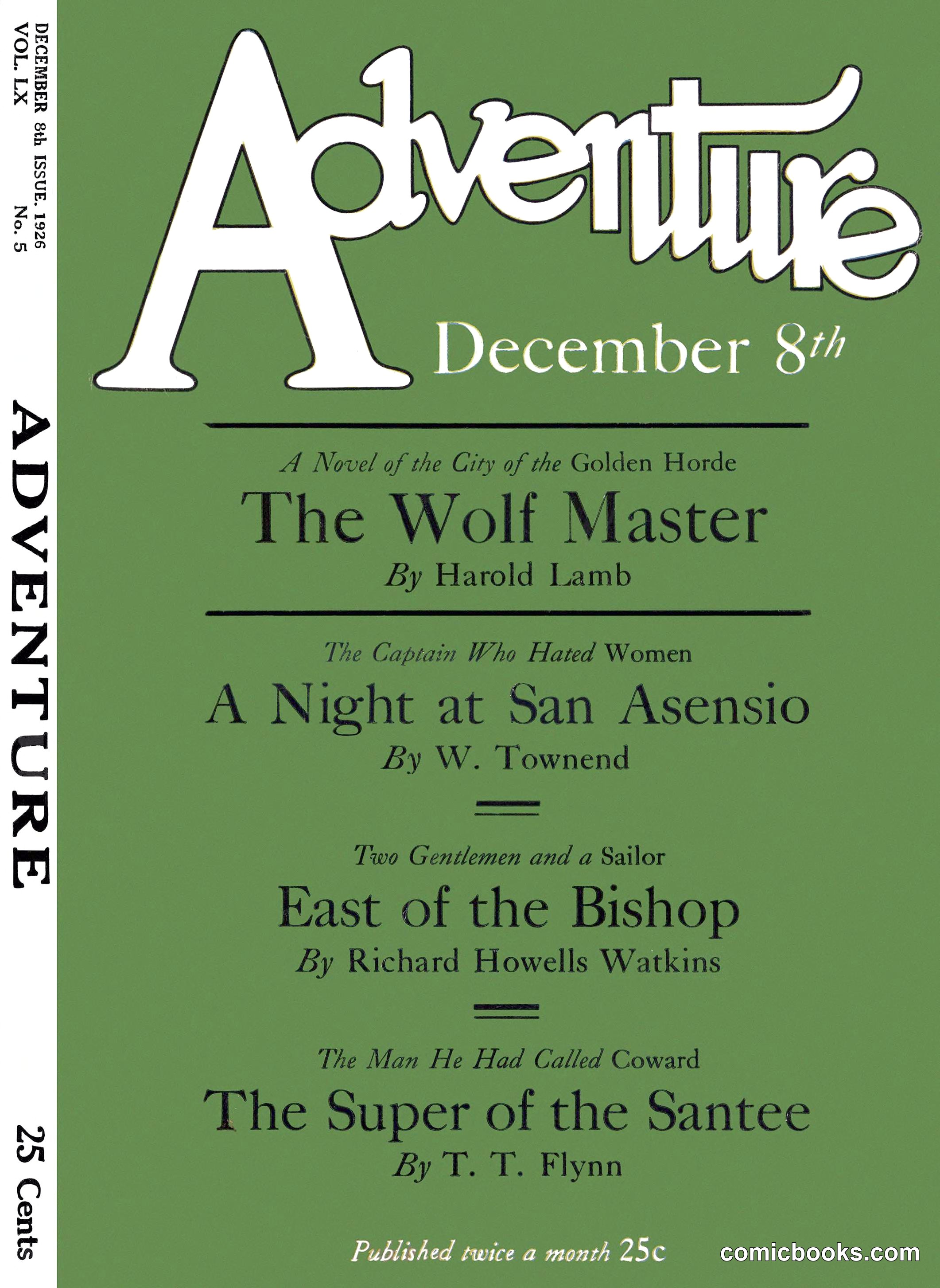 Adventure Magazine Cover