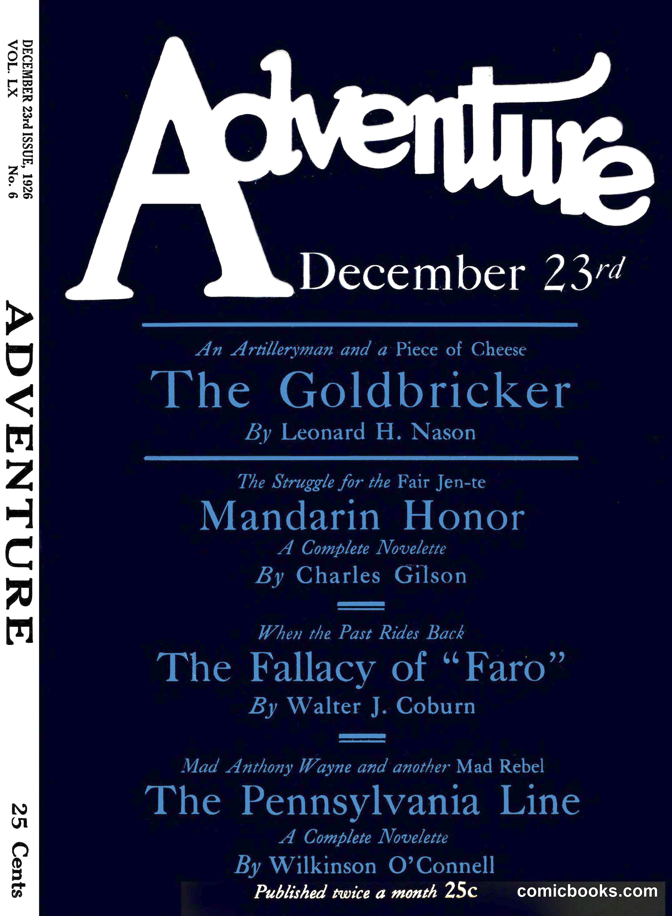 Adventure Magazine Cover