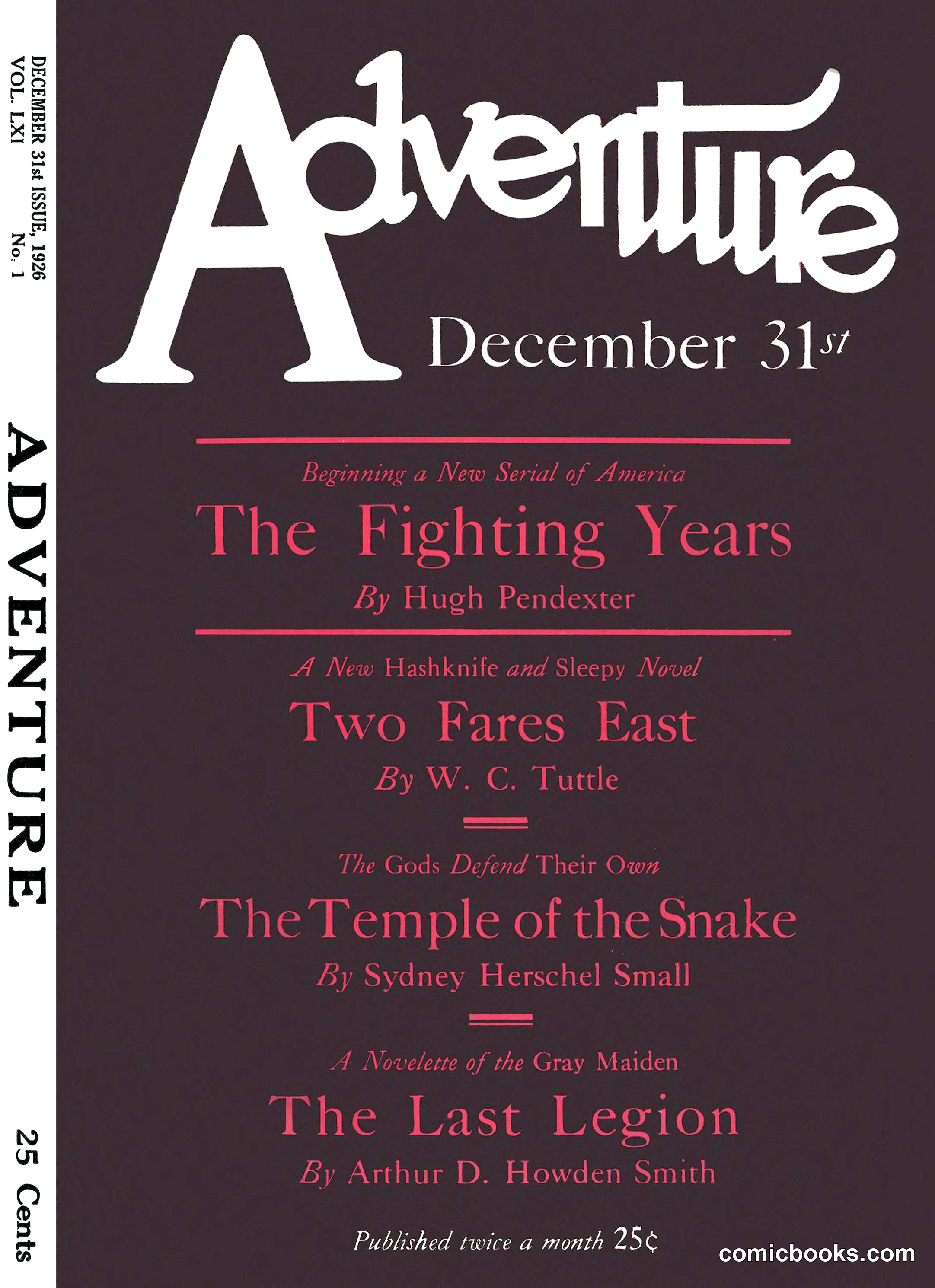 Adventure Magazine Cover