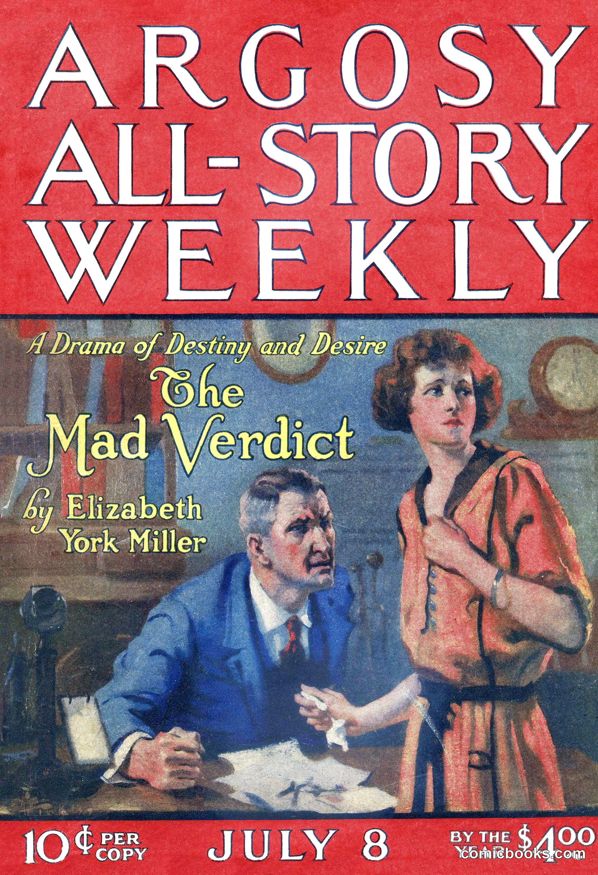 Argosy All-Story Weekly, July 8, 1922