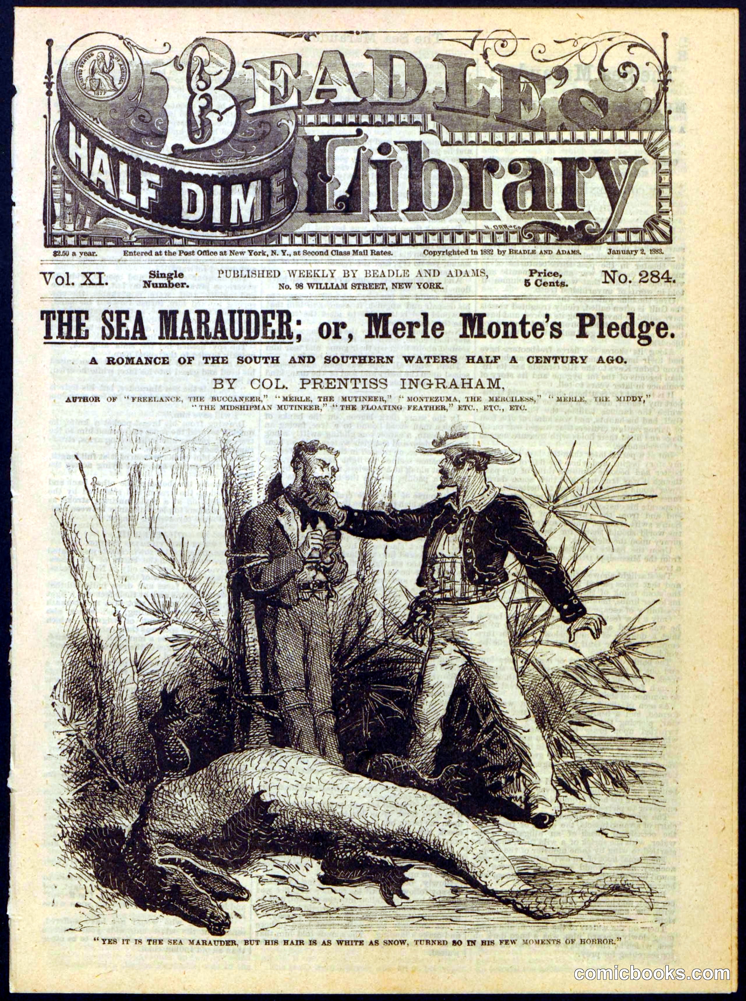 Beadle's Half Dime Library, No. 284