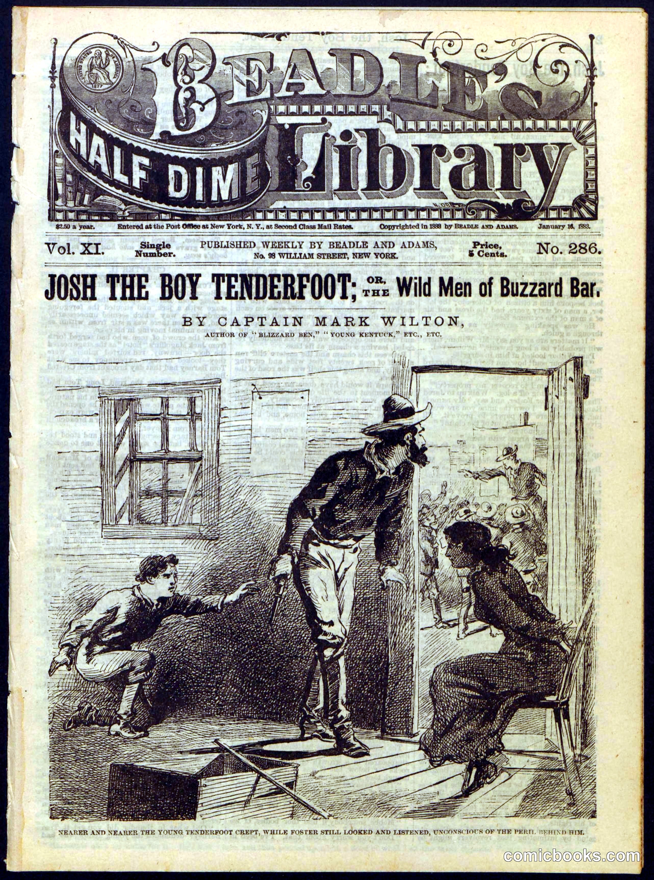 Beadle's Half Dime Library, No. 286