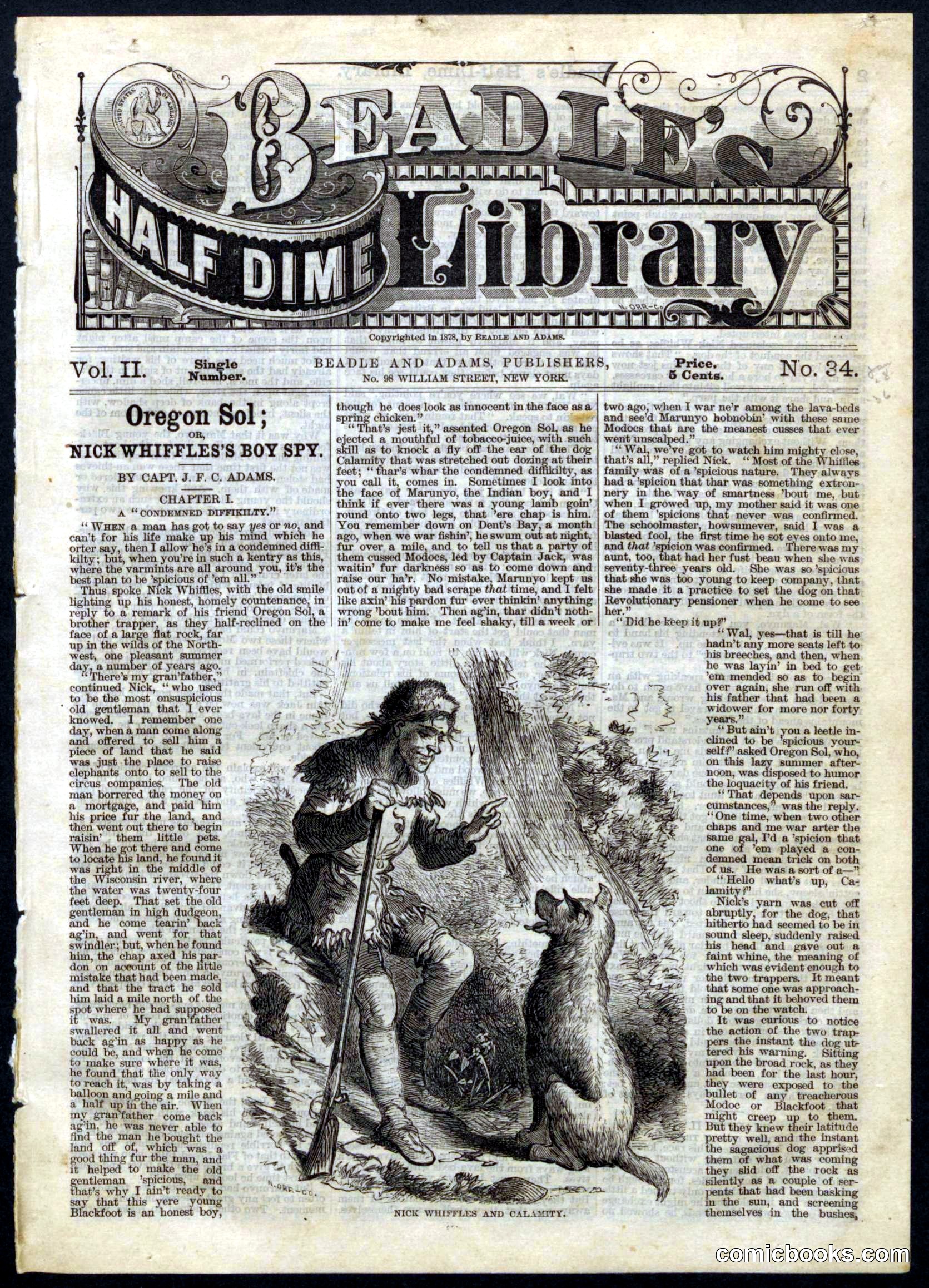 Beadle's Half Dime Library, No. 84
