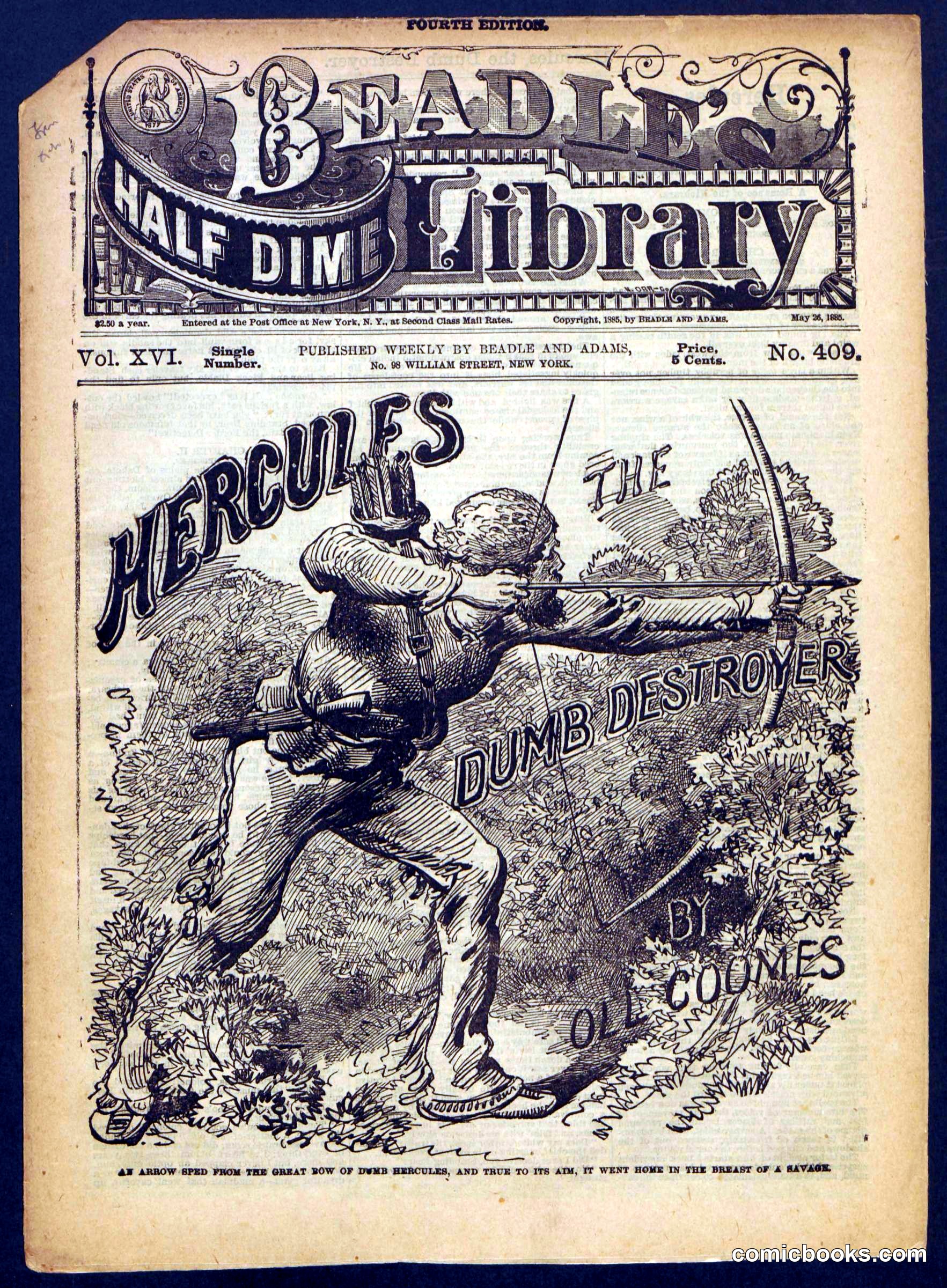 Beadle's Half Dime Library No. 409