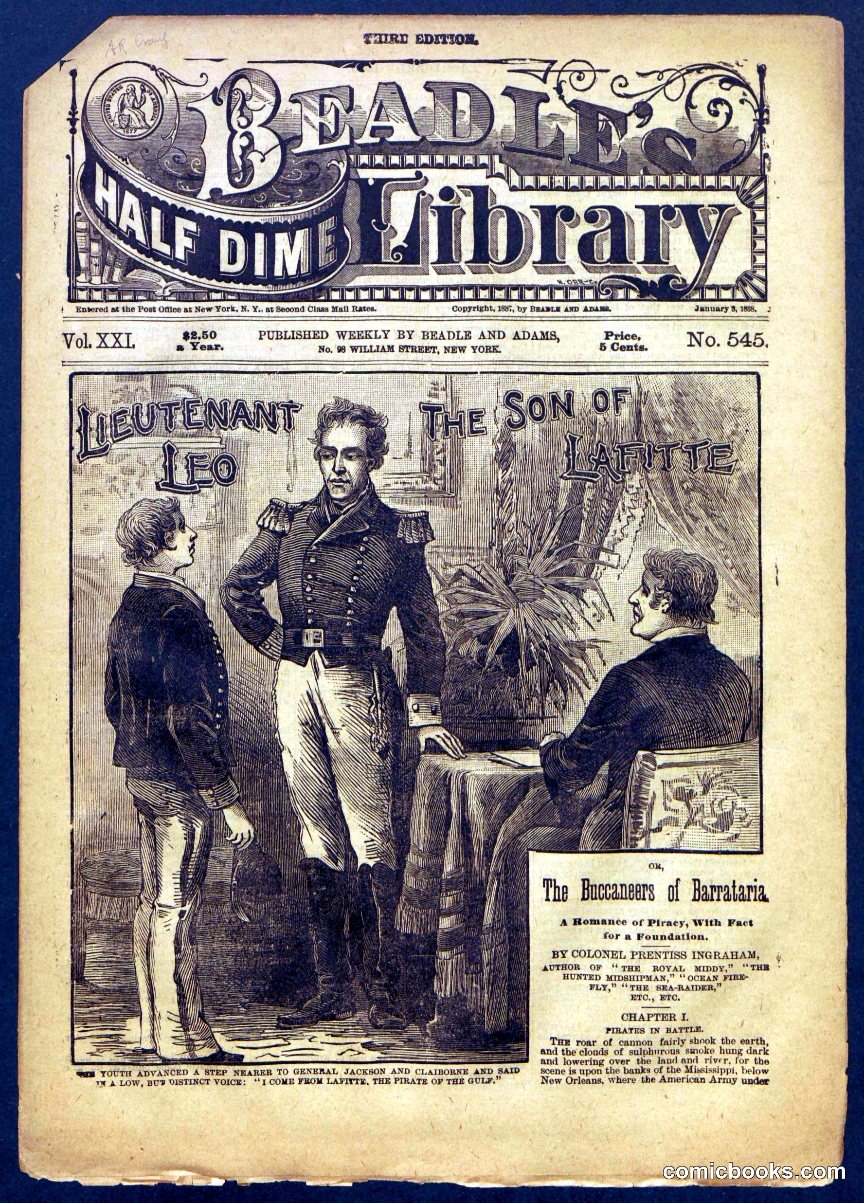 Beadle's Half Dime Library, No. 545