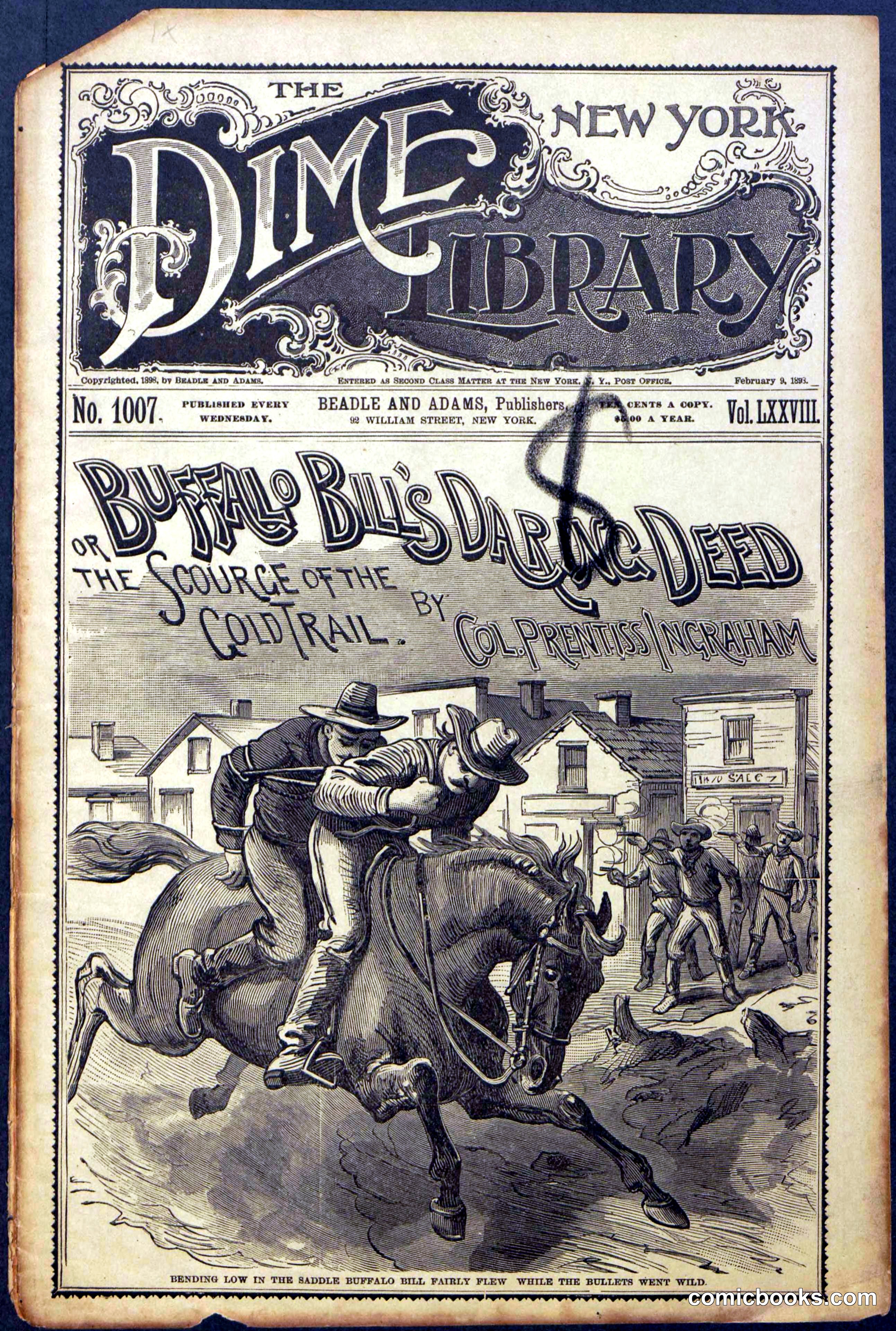 Buffalo Bill's Daring Deed; or, The Scourge of the Cold Rail