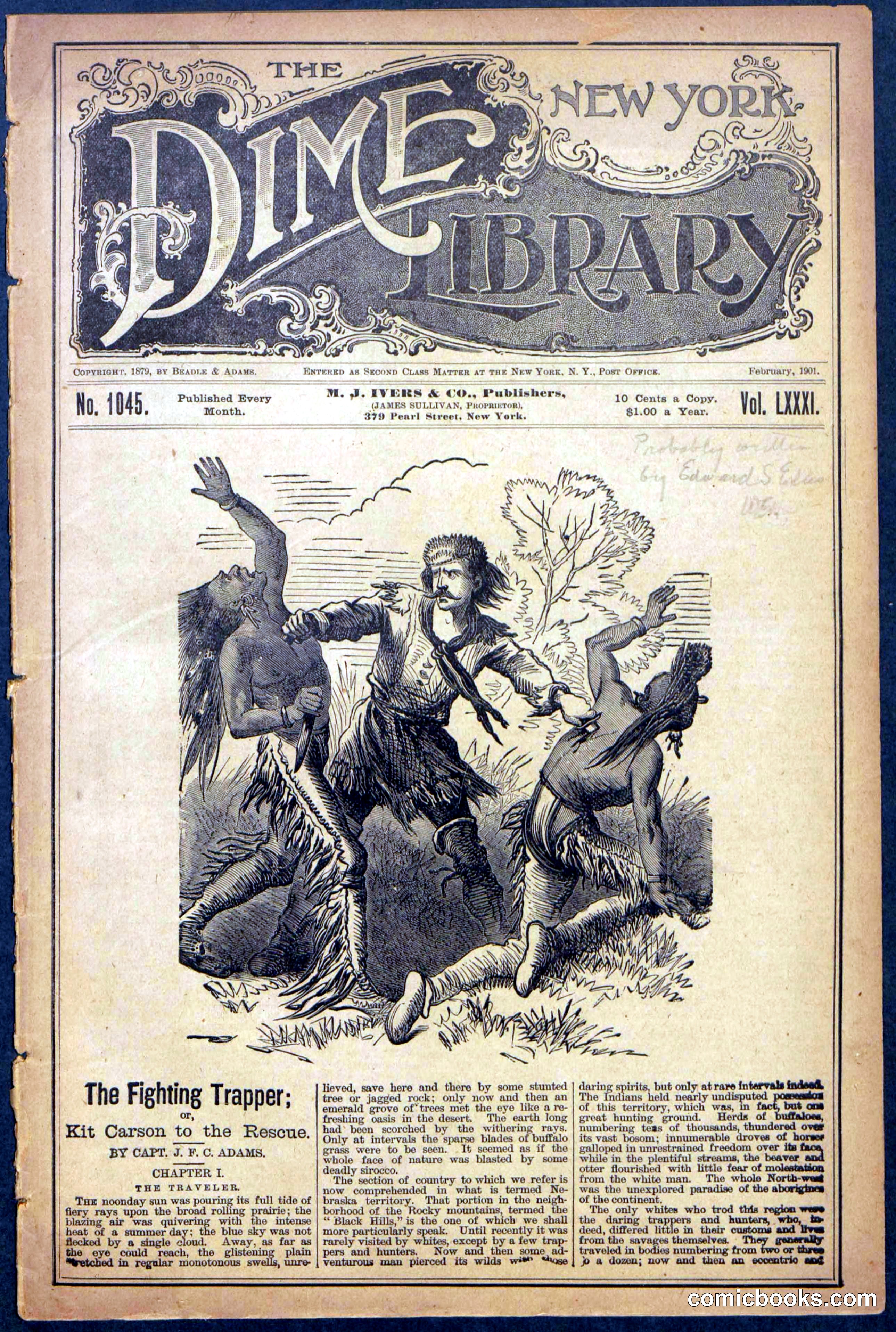 The Dime Library Cover (No. 1045)