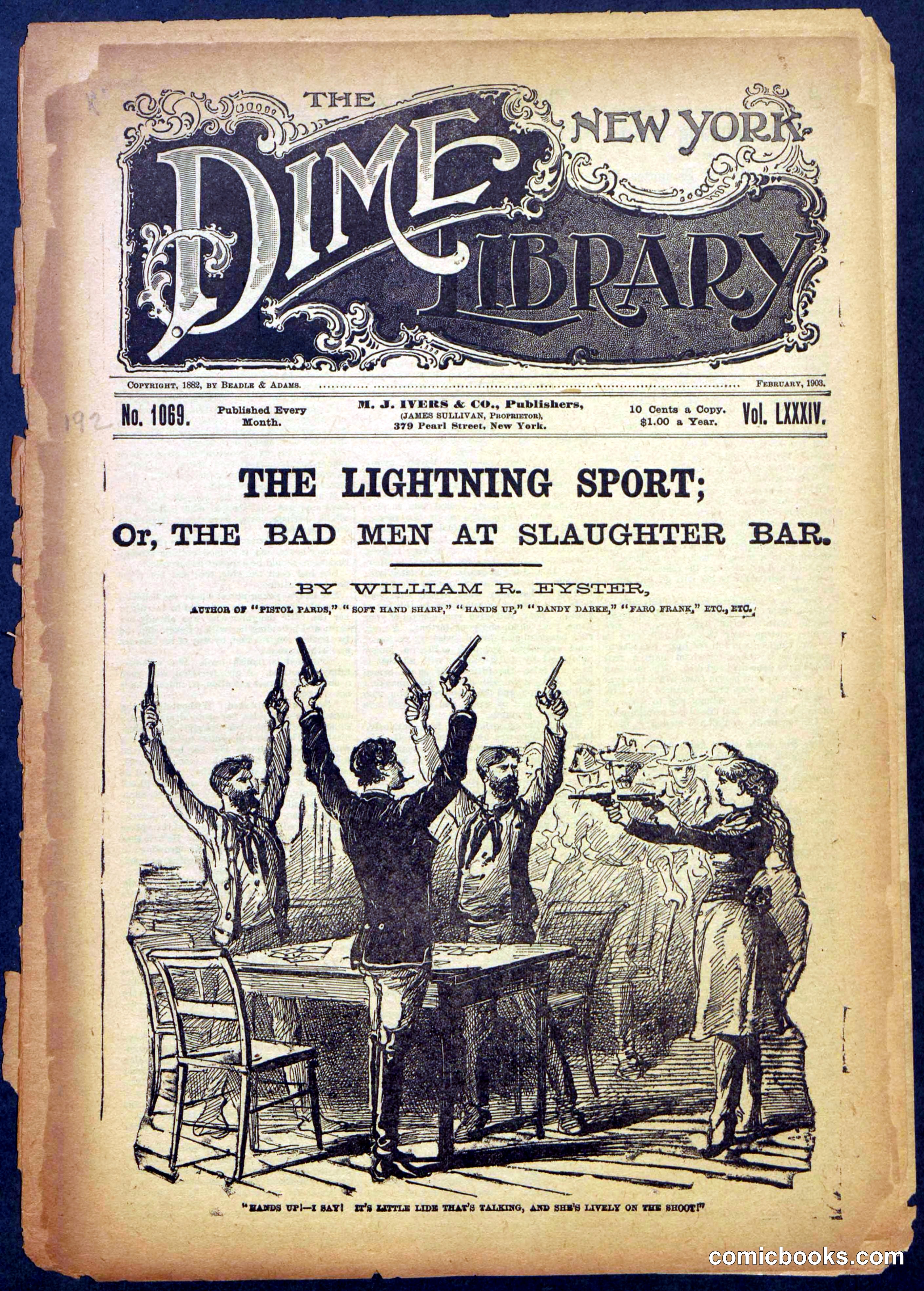 The Lightning Sport; or, The Bad Men at Slaughter Bar