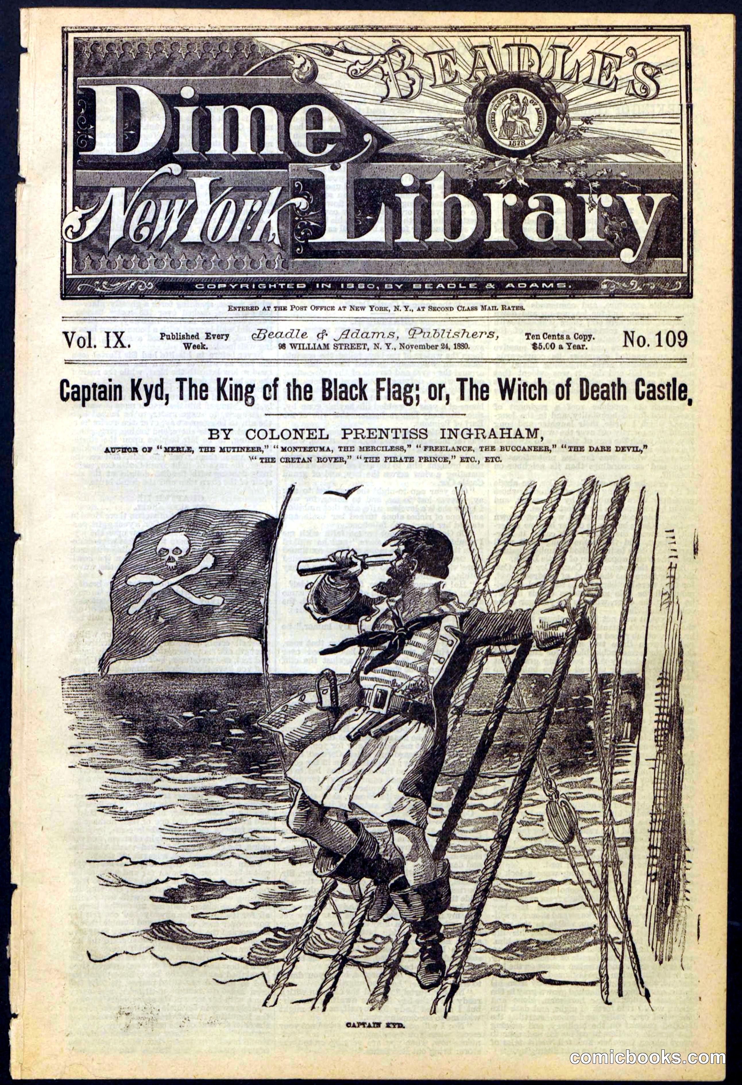 Beadle's Dime Library No. 109