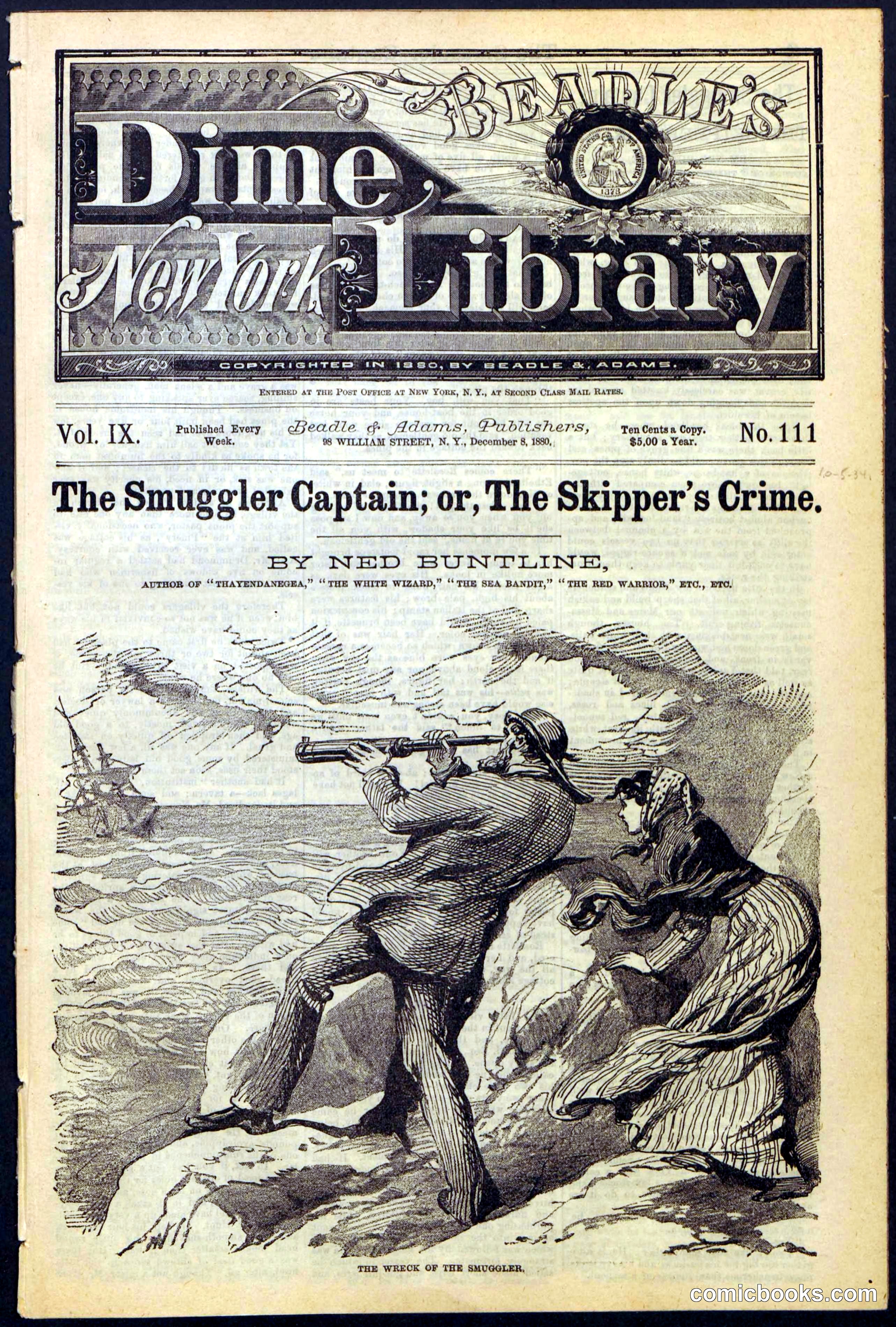 Beadle's Dime Library No. 111