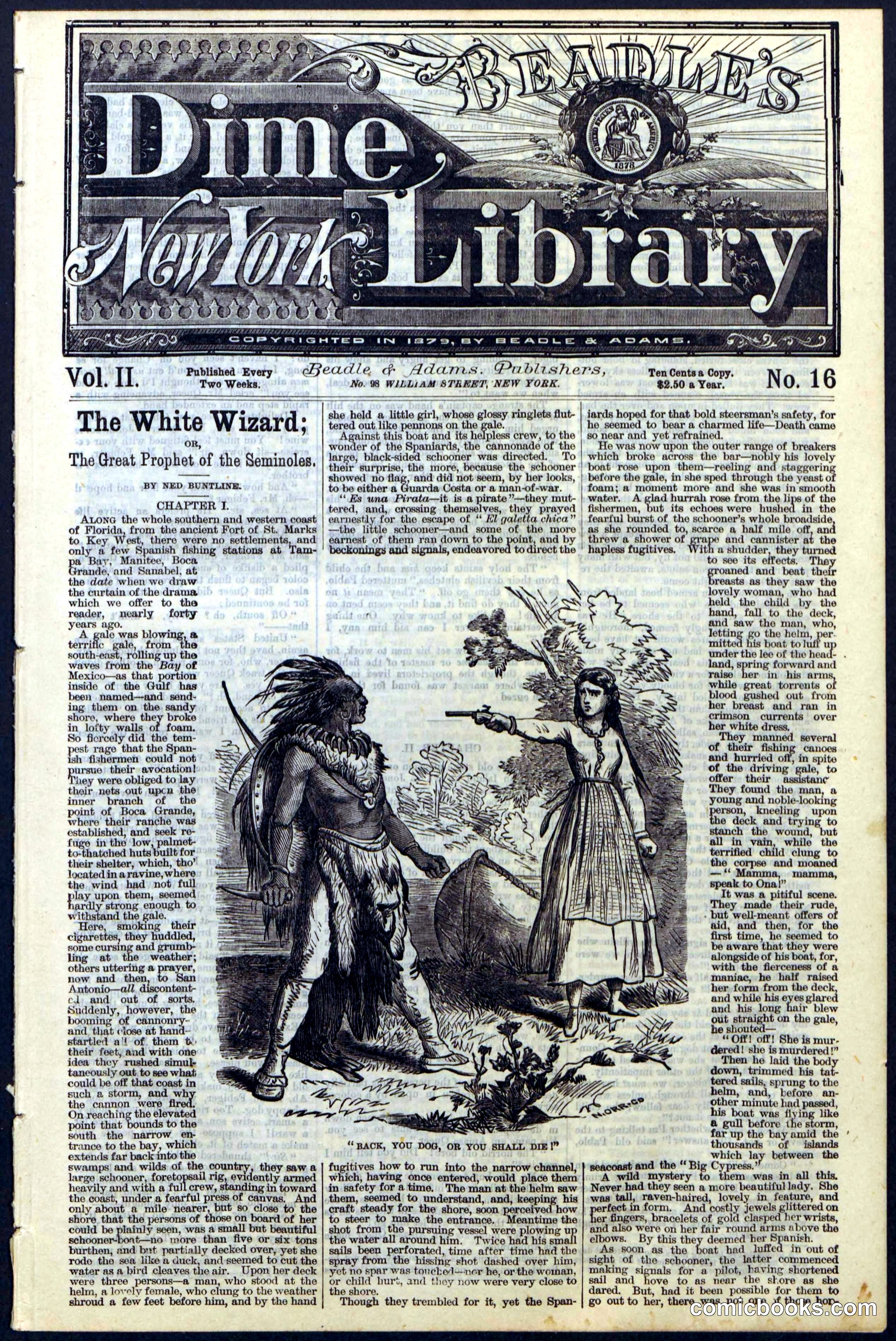 Beadle's Dime Library No. 16