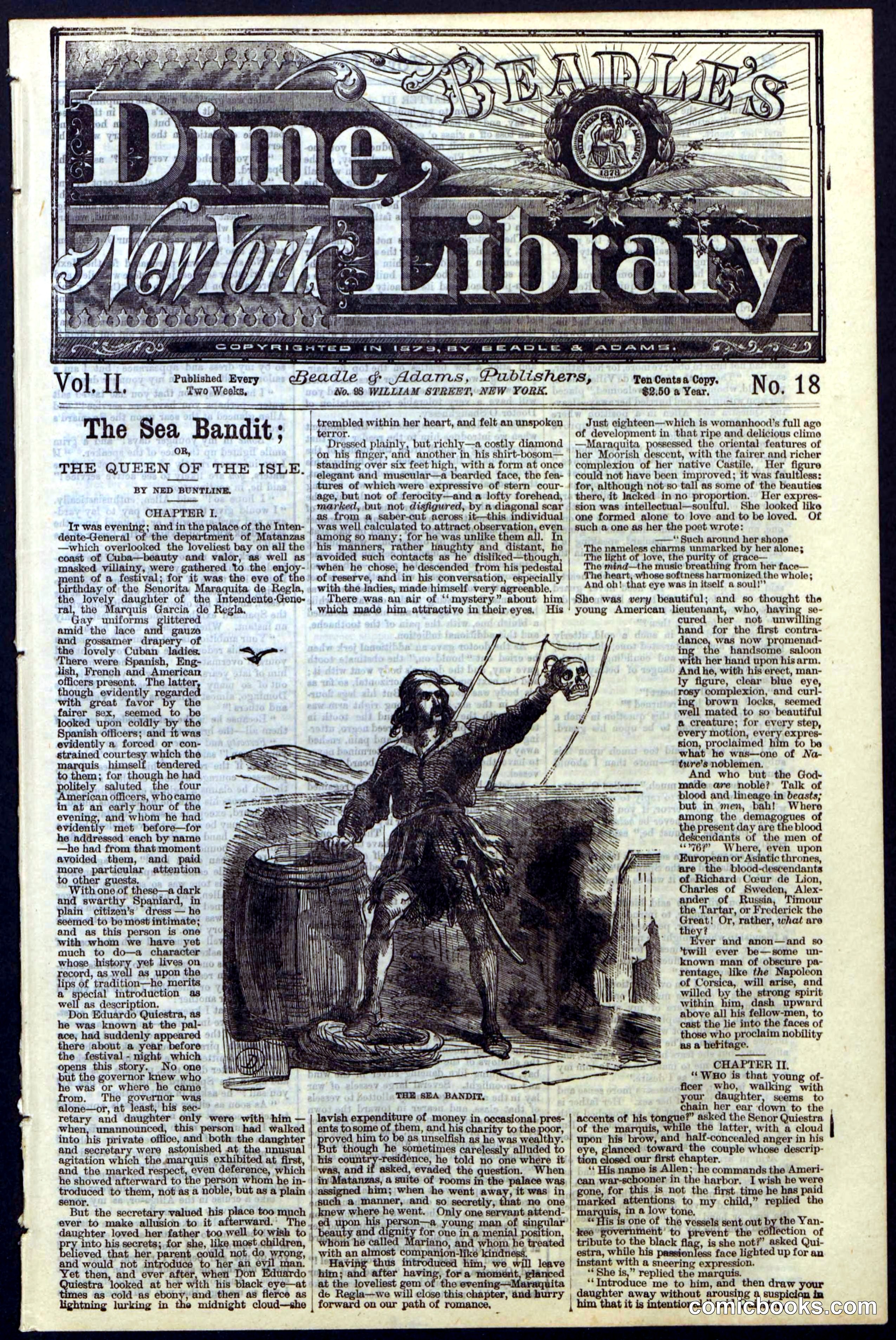 Beadle's Dime Library No. 18