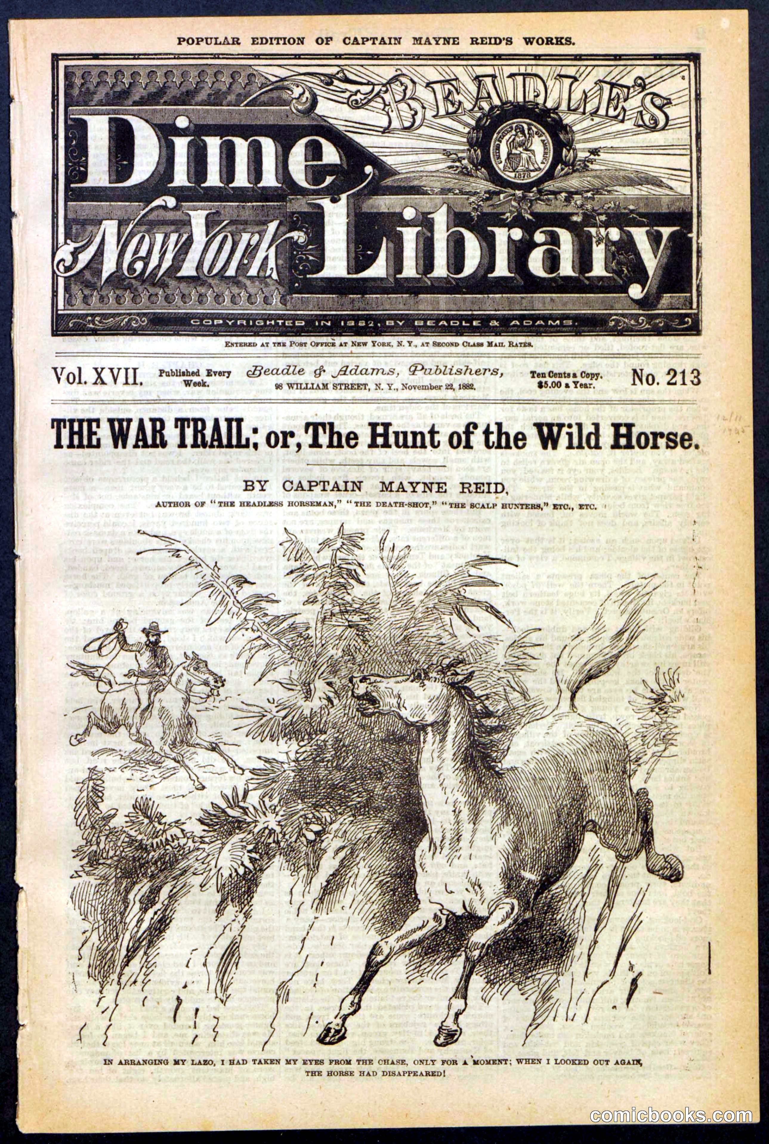 The War Trail; or, The Hunt of the Wild Horse