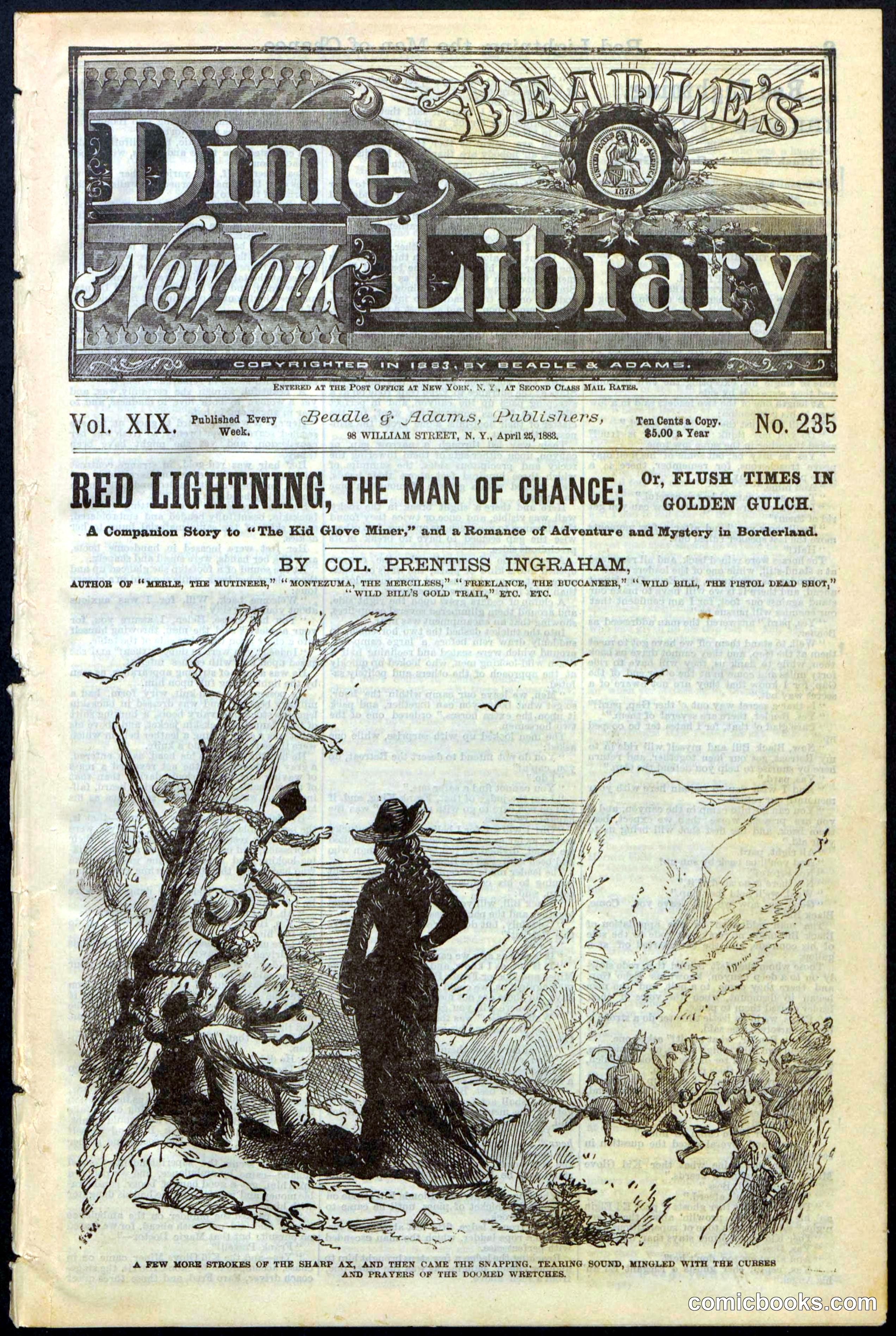 Beadle's New York Dime Library, No. 235