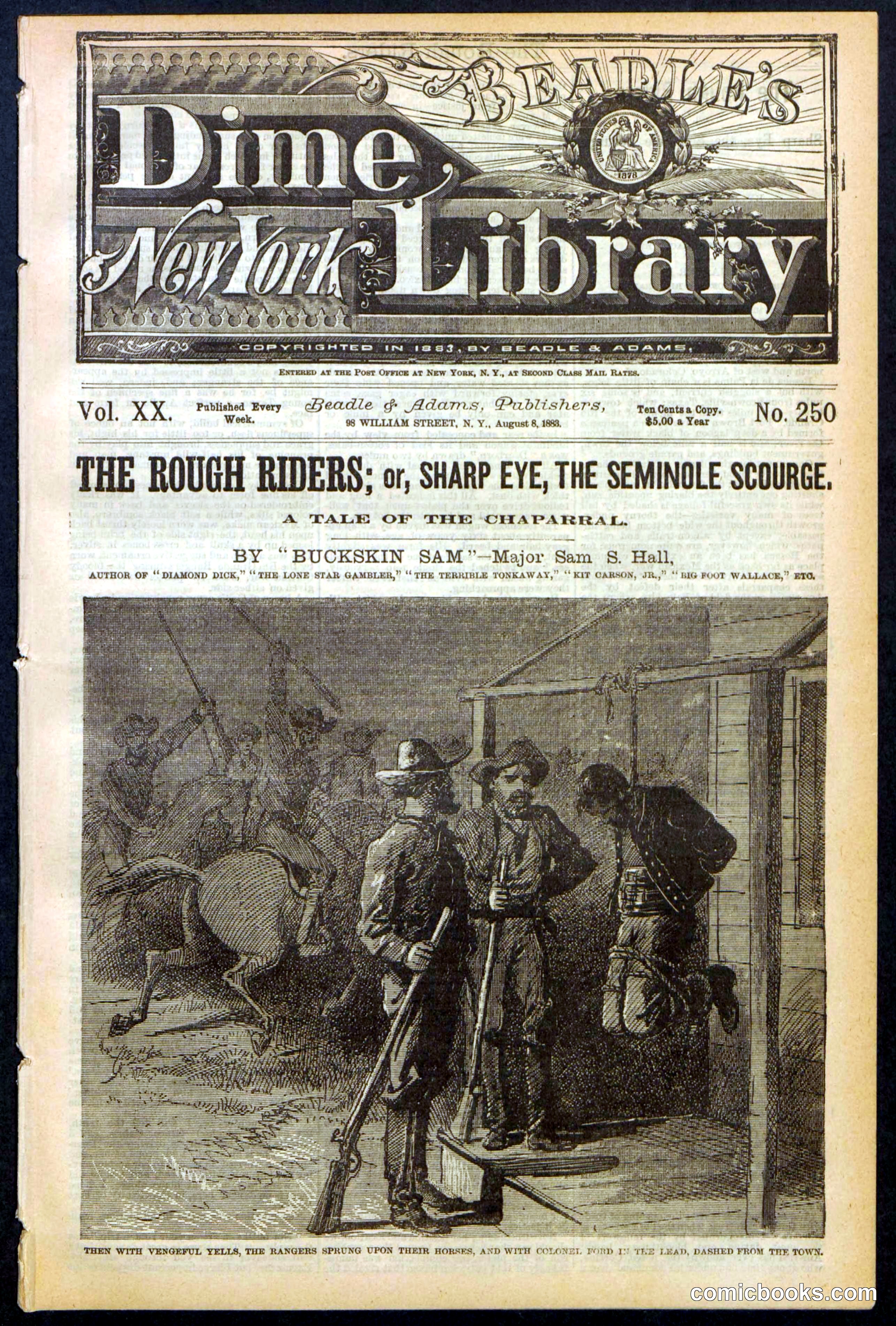 The Rough Riders; or, Sharp Eye, the Seminole Scourge