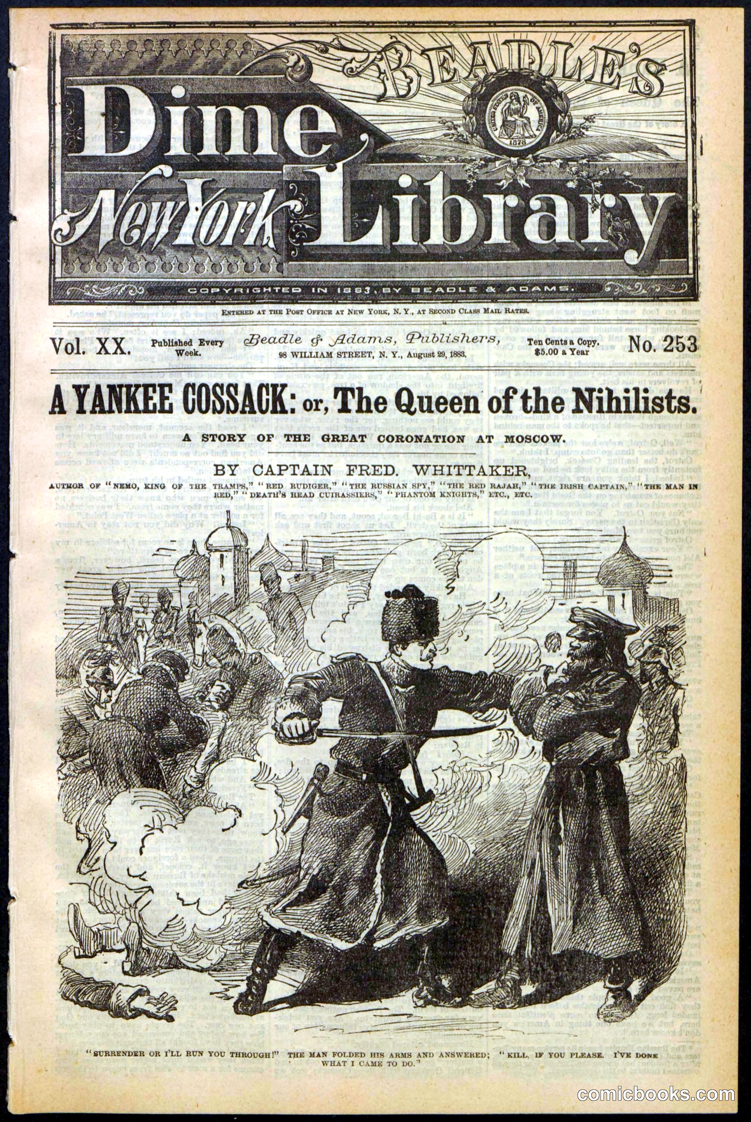 A Yankee Cossack: or, The Queen of the Nihilists