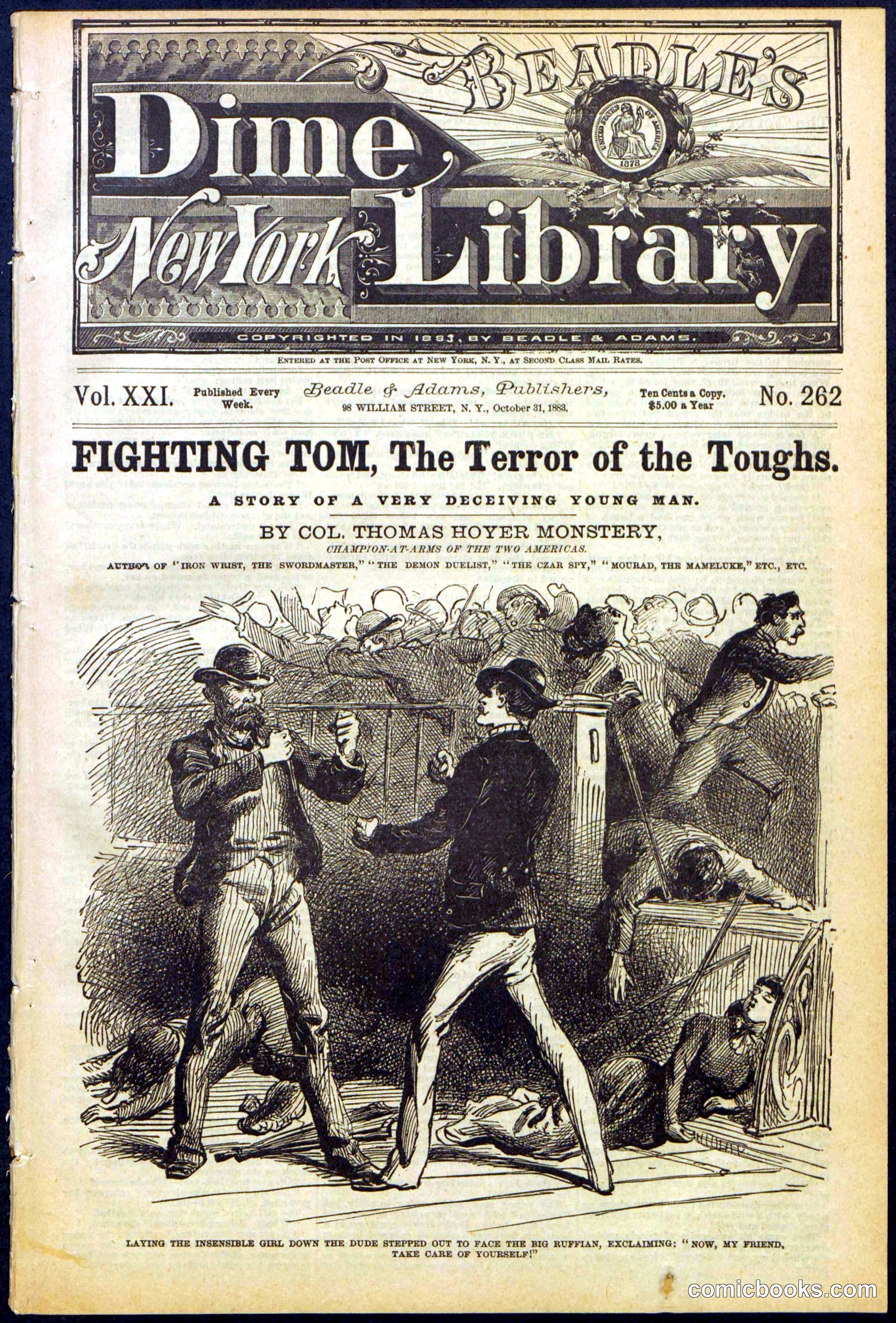Beadle's New York Dime Library No. 262