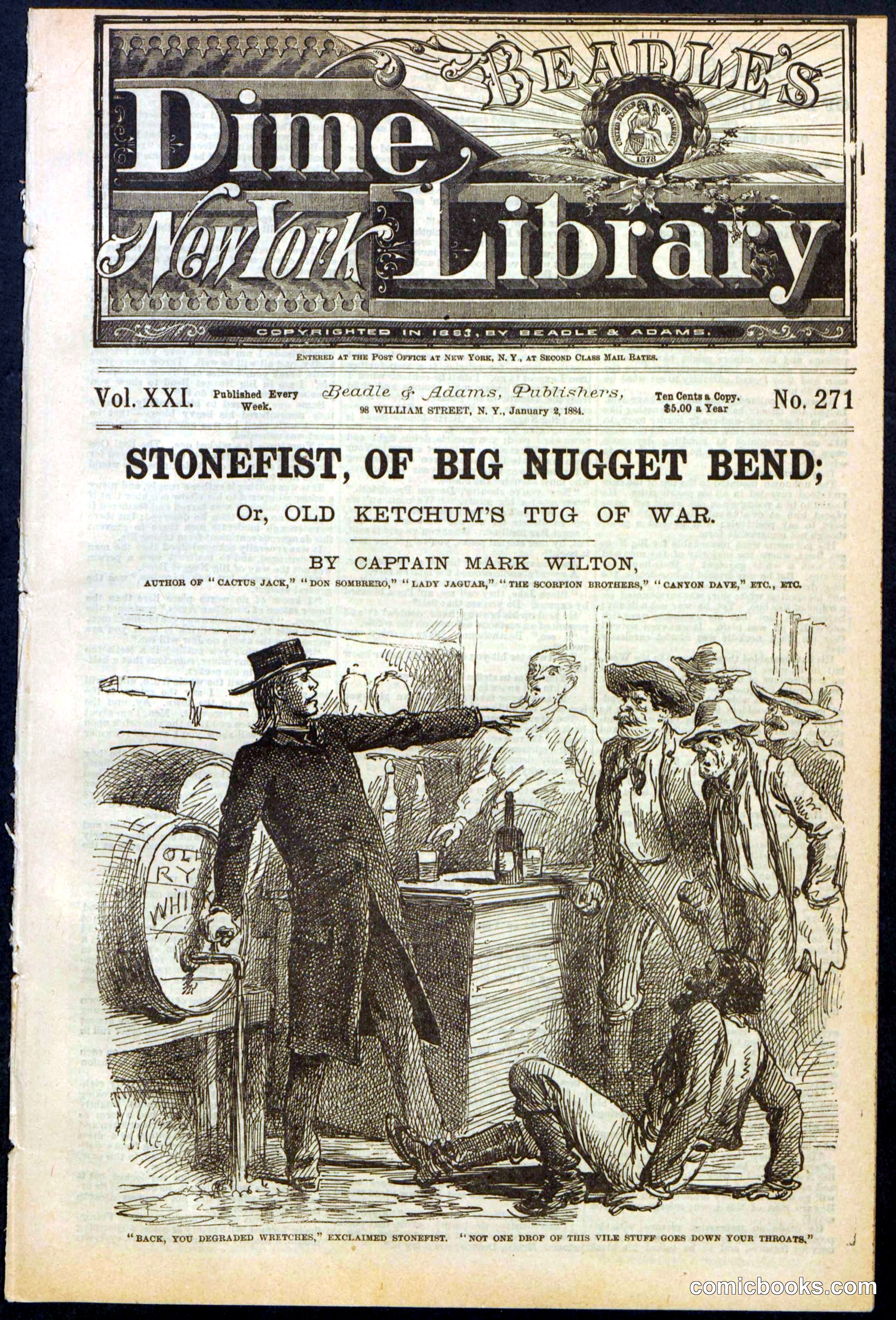 Beadle's New York Dime Library No. 271