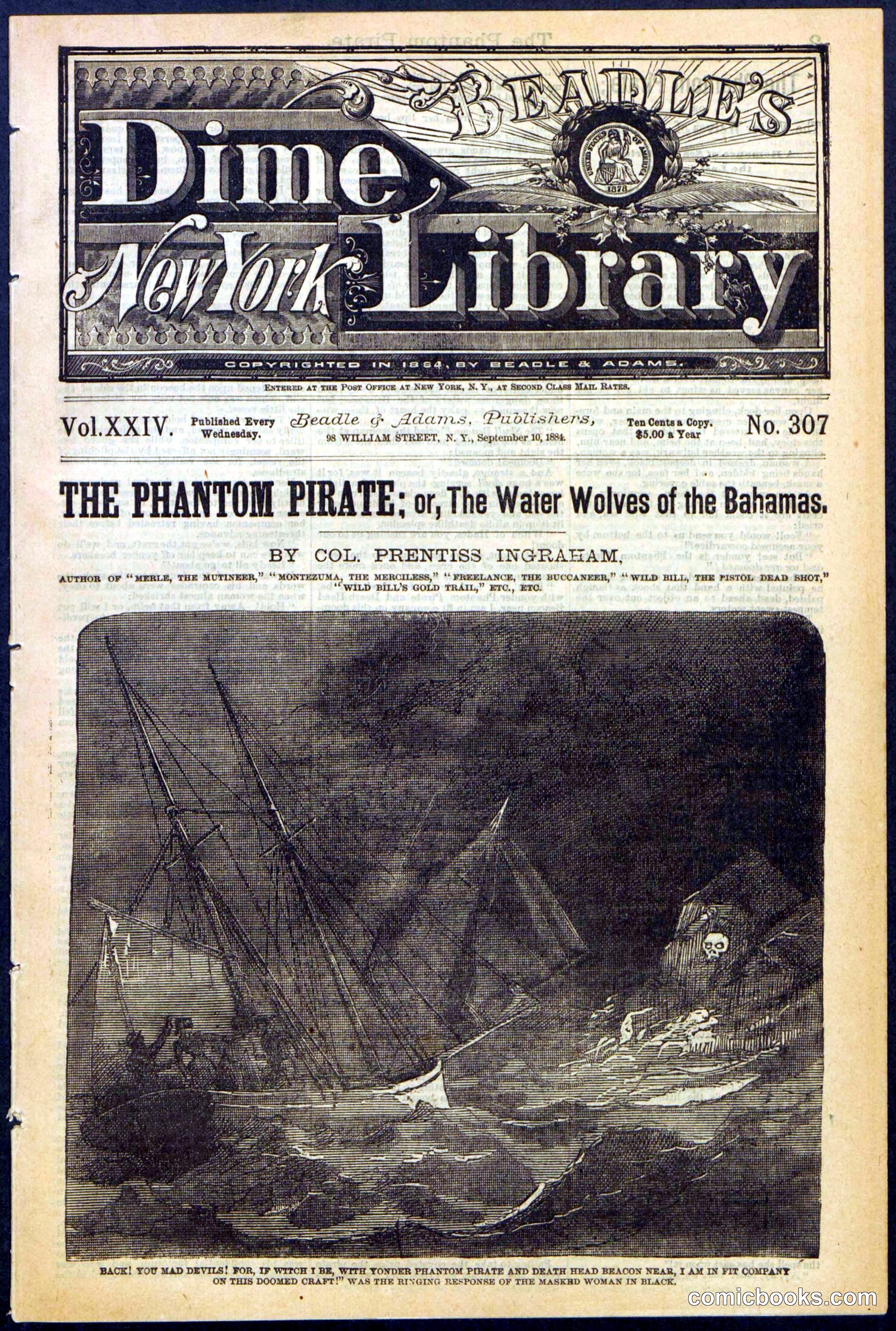 Beadle's Dime Library No. 307